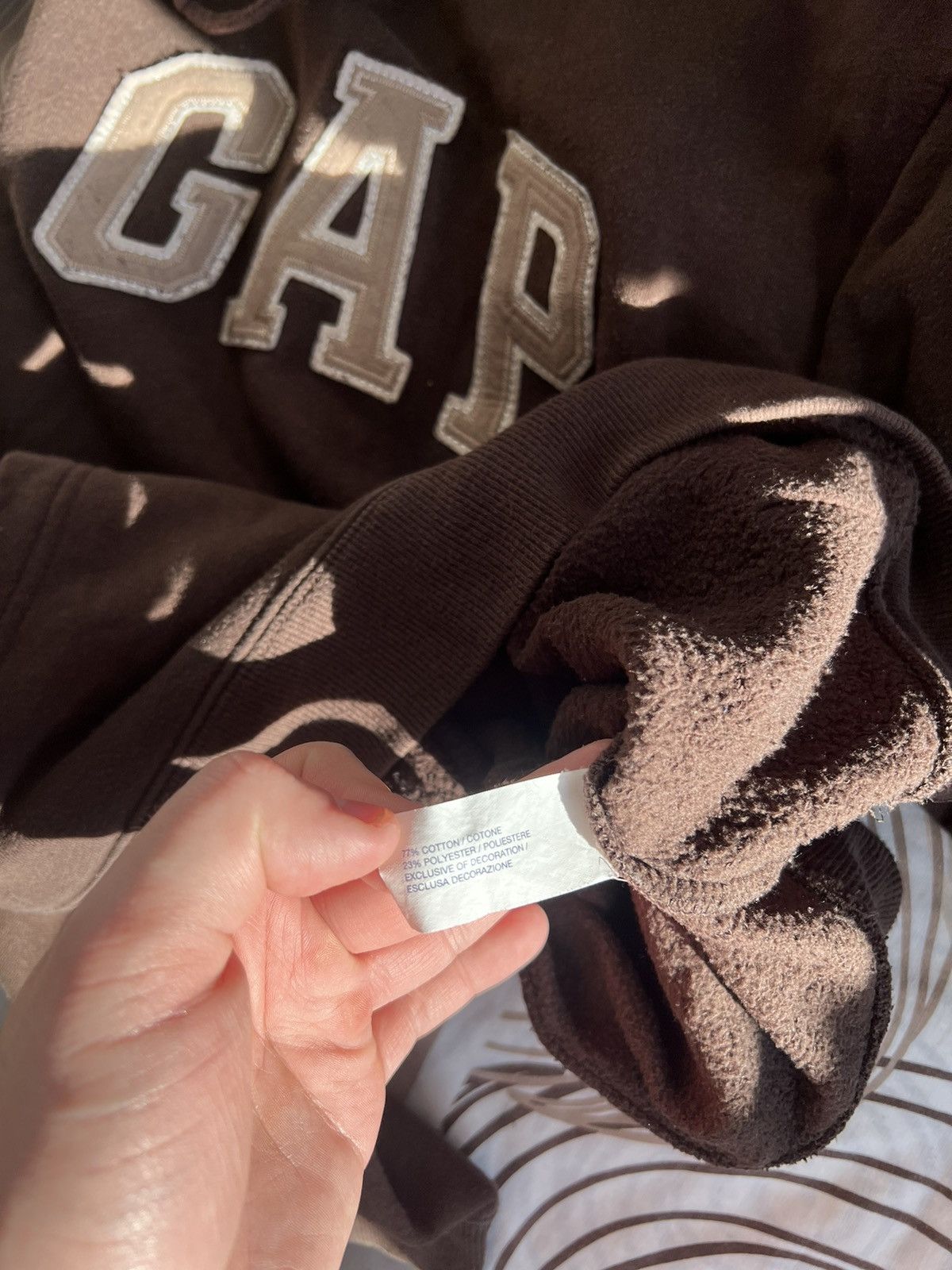 Gap × Vintage Rare Y2K Vintage Gap Brown Hoodie Travis Scott Size US S / EU 44-46 / 1 - 7 Thumbnail