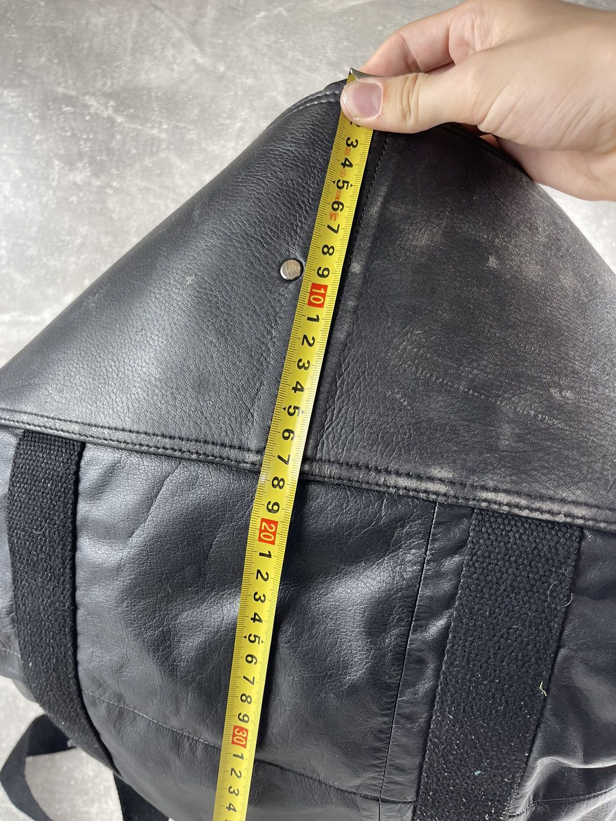 Japanese Brand × Vintage Ark Reworks Handmade Travel Bag Strap Leather Bag Size ONE SIZE - 11 Thumbnail