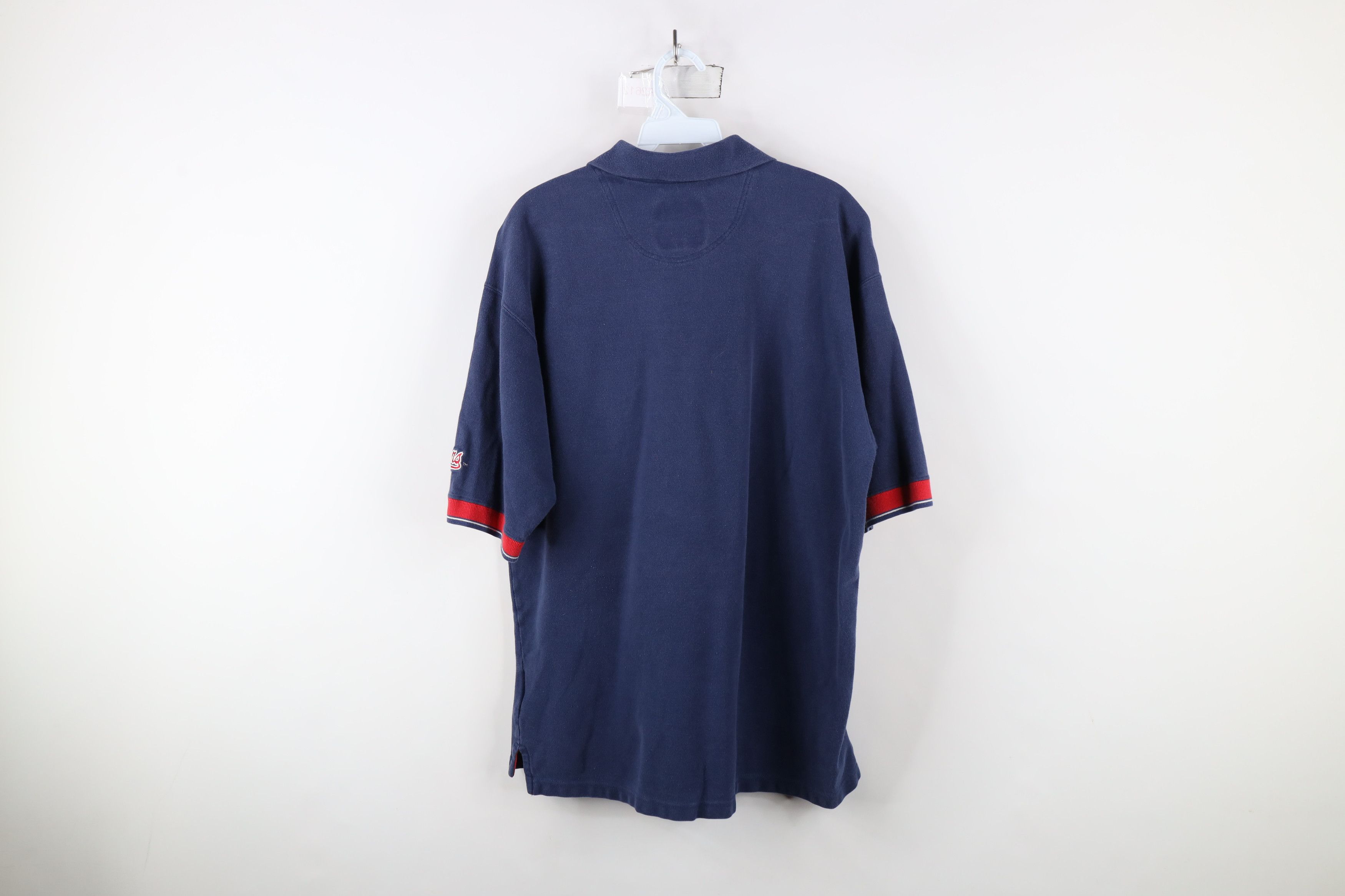 Vintage Vintage 90s Wahoo Cleveland Indians Baseball Polo Shirt Size US L / EU 52-54 / 3 - 11 Thumbnail