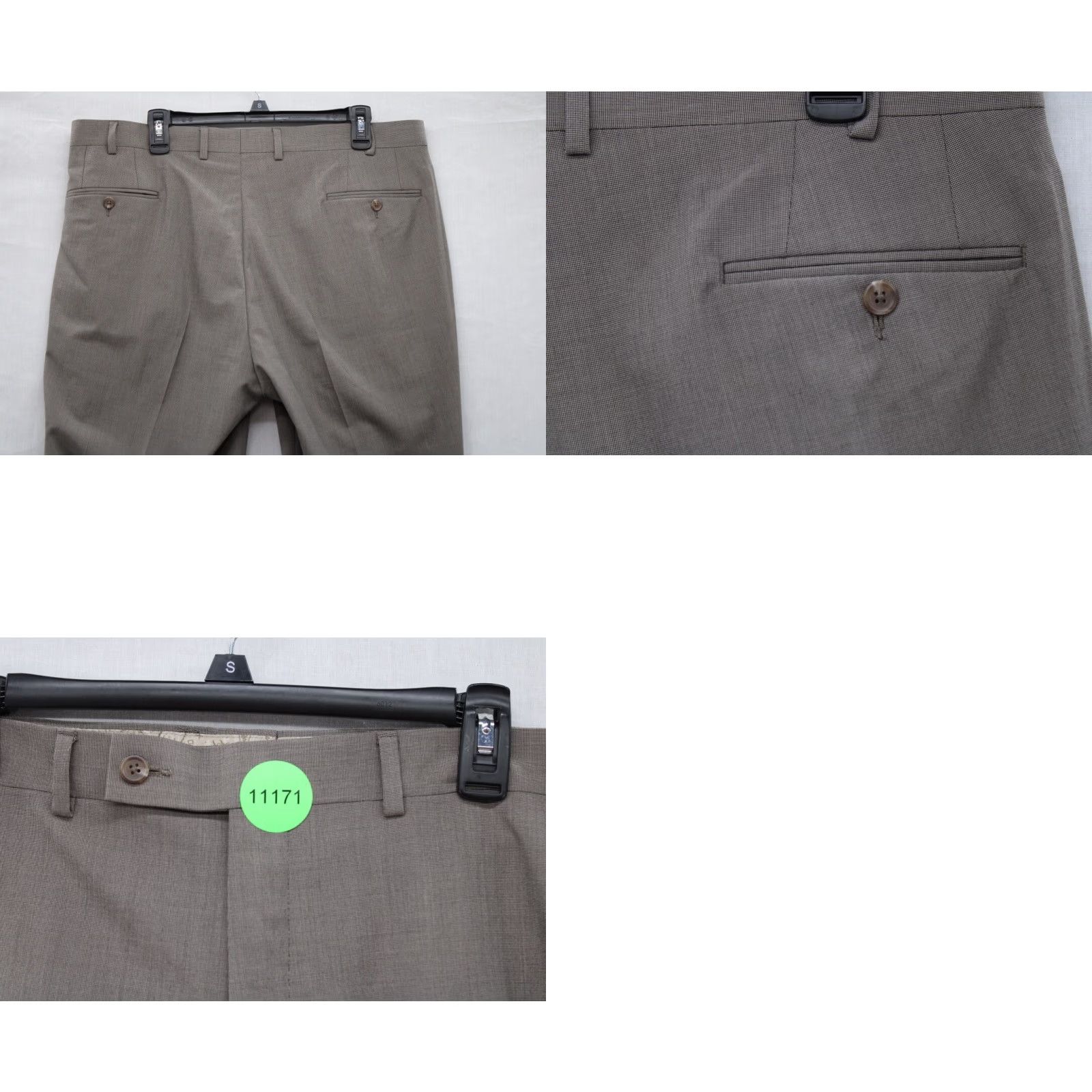 Ralph Lauren Lauren Ralph Lauren Dress Pants Men's 38x32 Brown Flat Front Business Preppy Size US 38 / EU 54 - 8 Thumbnail