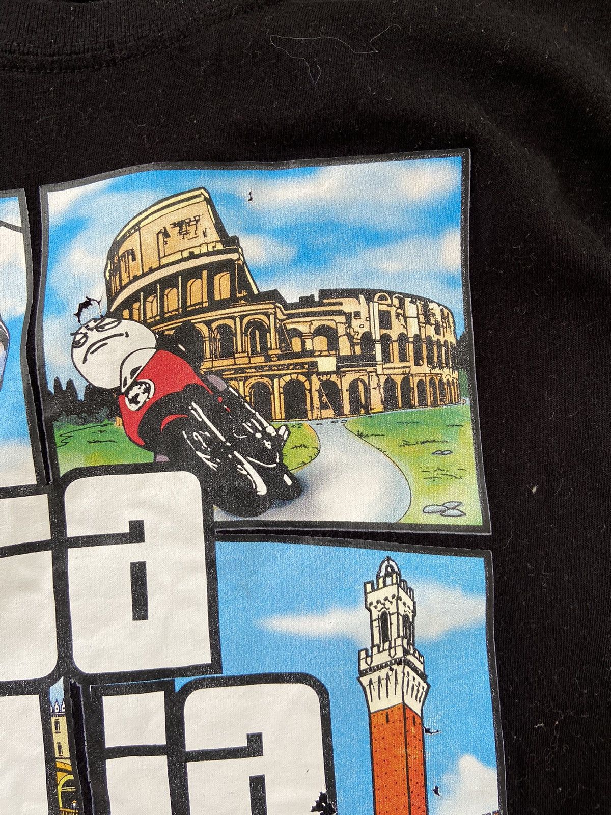 Japanese Brand × Vintage Humor Italia Meme City GTA5 Style Y2K T-shirt Size US L / EU 52-54 / 3 - 4 Thumbnail