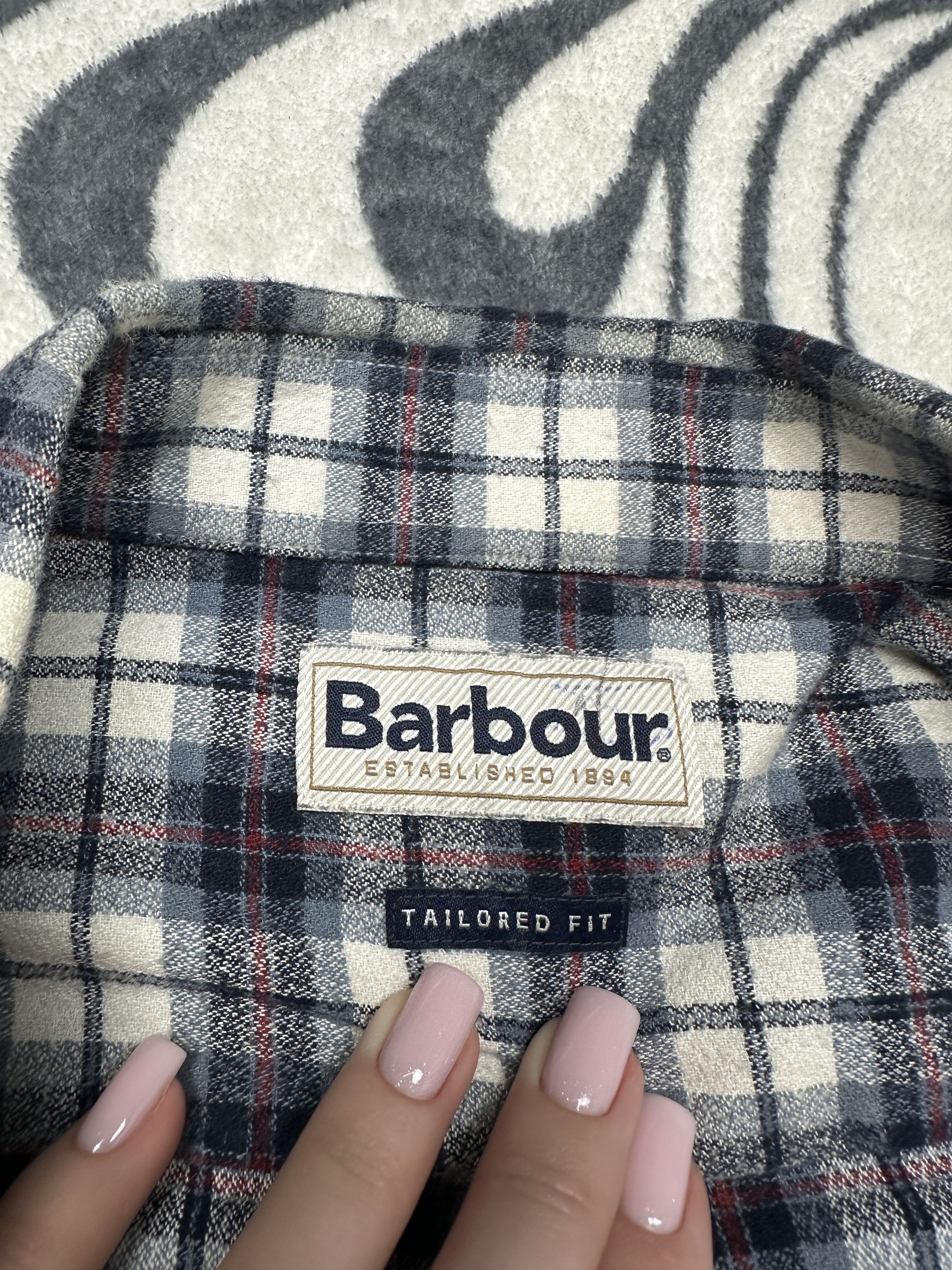 Barbour Barbour Mens Whitehall Flannel Plaid Shirt Size US XL / EU 56 / 4 - 6 Thumbnail