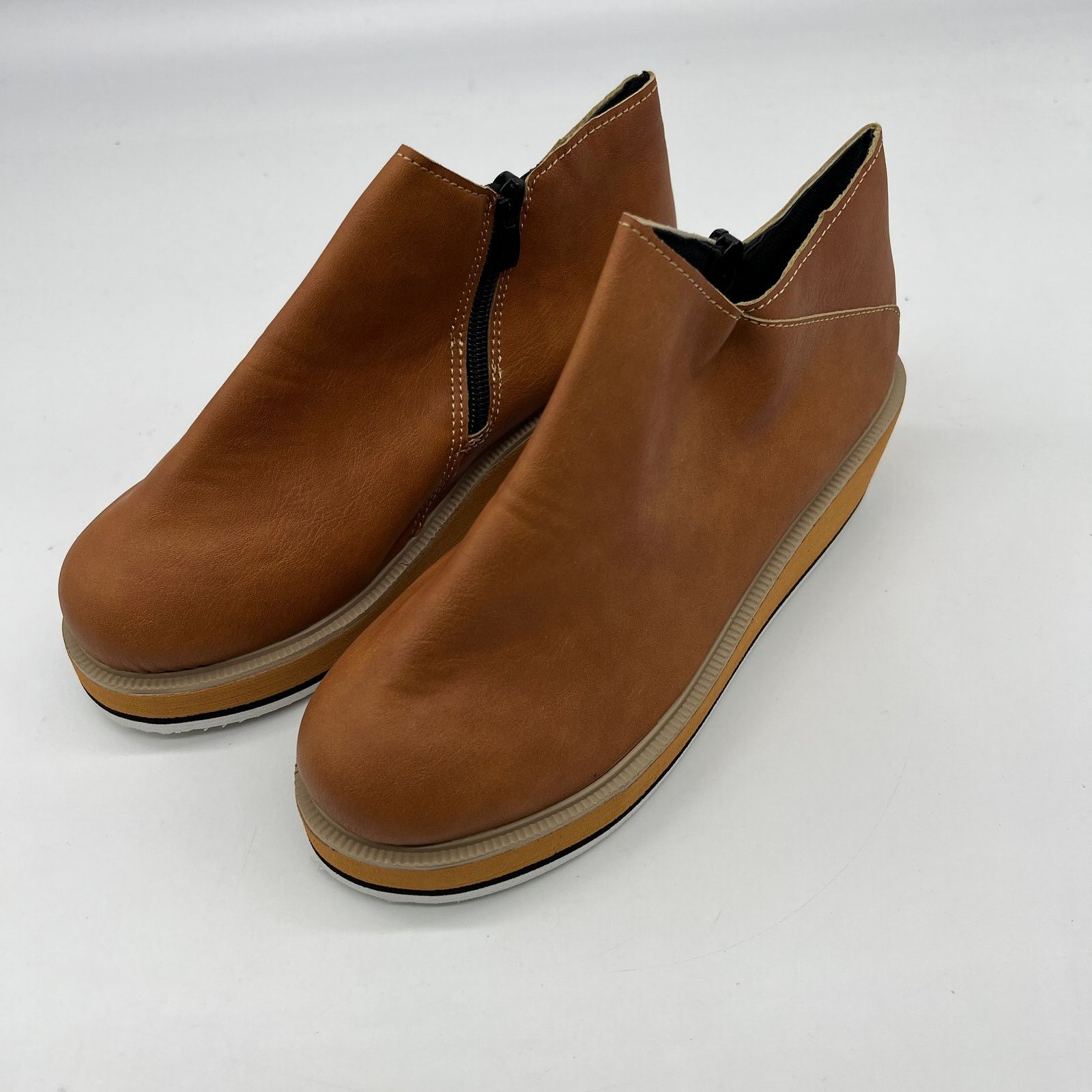 Other Ankle Boots Round Toe Casual Comfortable Lightweight Size US 6.5 / IT 36.5 - 2 Thumbnail