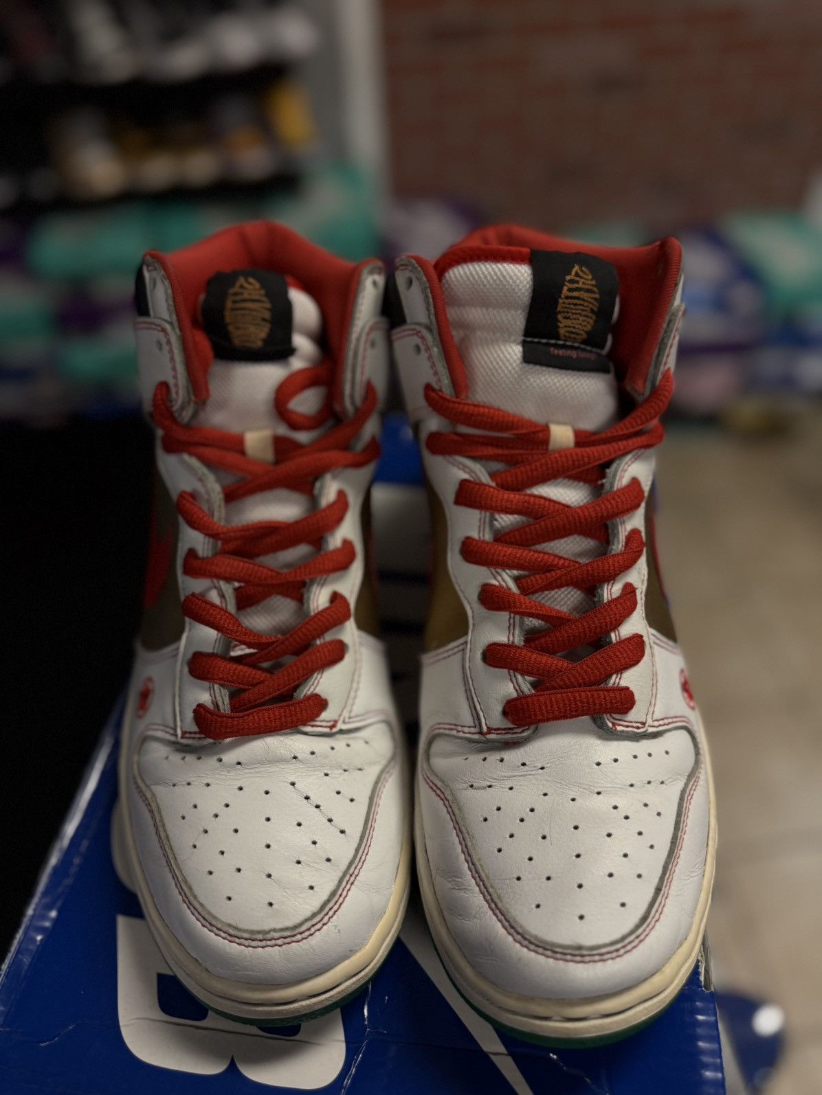 Nike Nike Dunk High Pro SB Money Cat 2007 - Size 11- 305050 162 Size US 11 / EU 44 - 6 Thumbnail