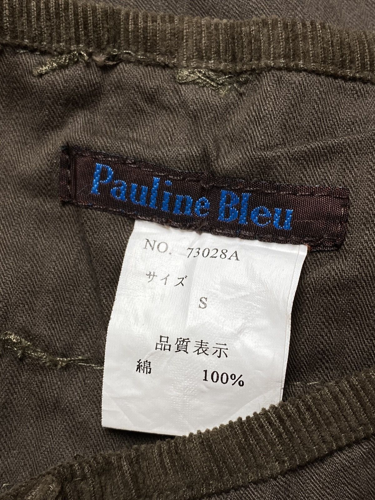 Japanese Brand 2000s Pauline Bleu - Flared Cargo Pants Size US 29 - 8 Thumbnail