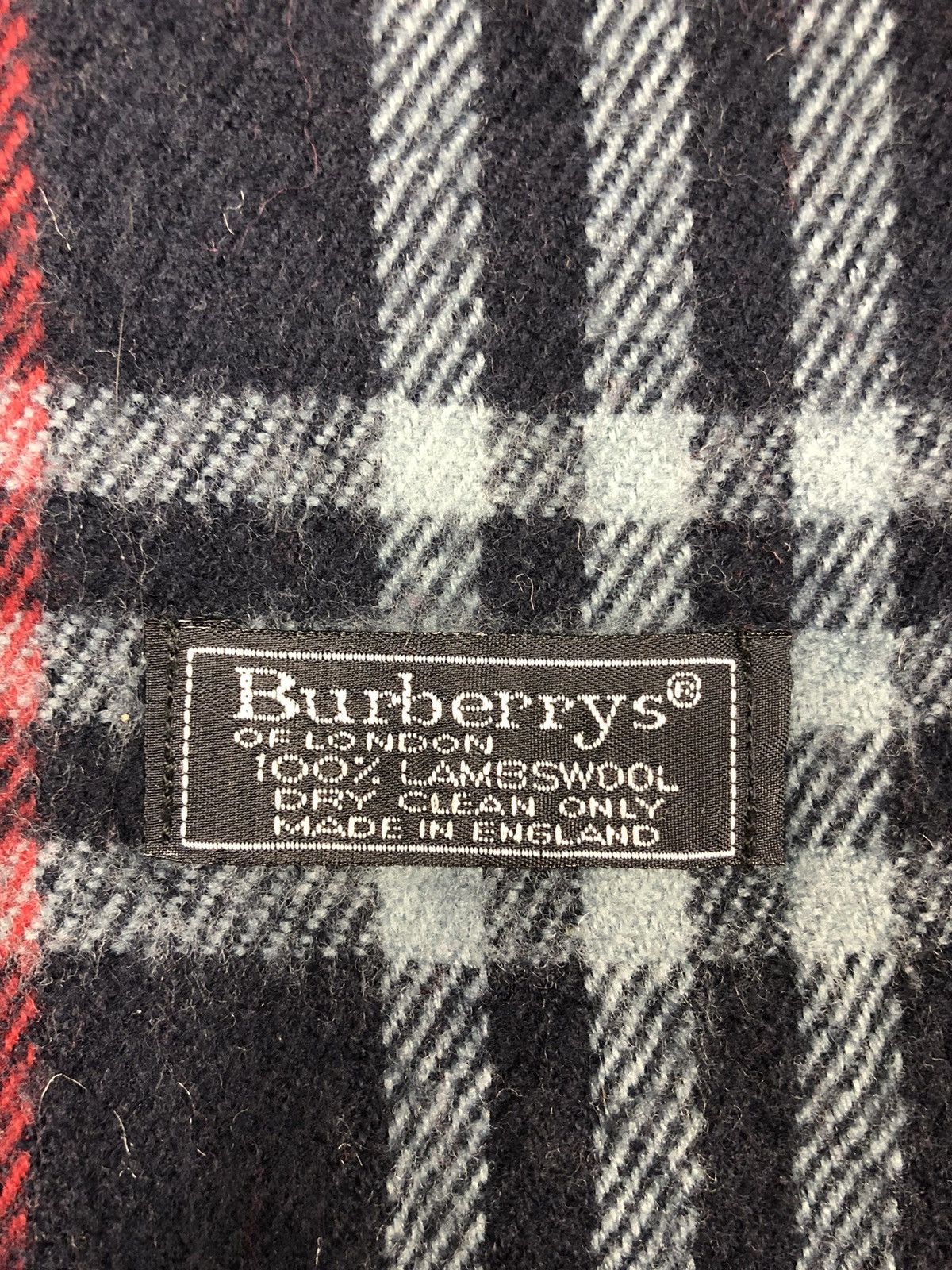 Burberry × Vintage Vintage Burberrys Scarf / Muffler / Neckwear Lambswool Size ONE SIZE - 10 Thumbnail