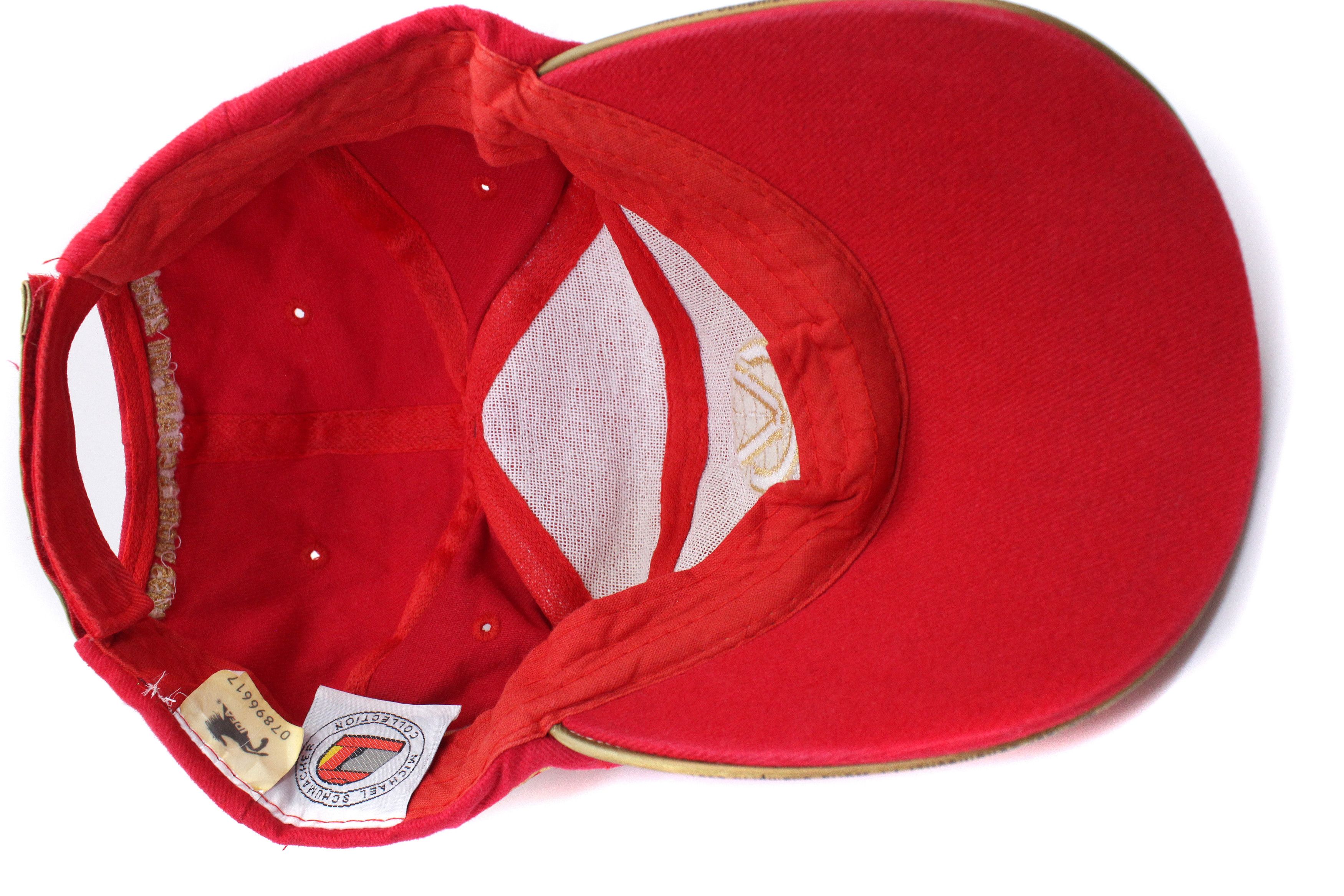 Ferrari 2001 Michael Schumacher Logo F1 Cap Size ONE SIZE - 6 Thumbnail