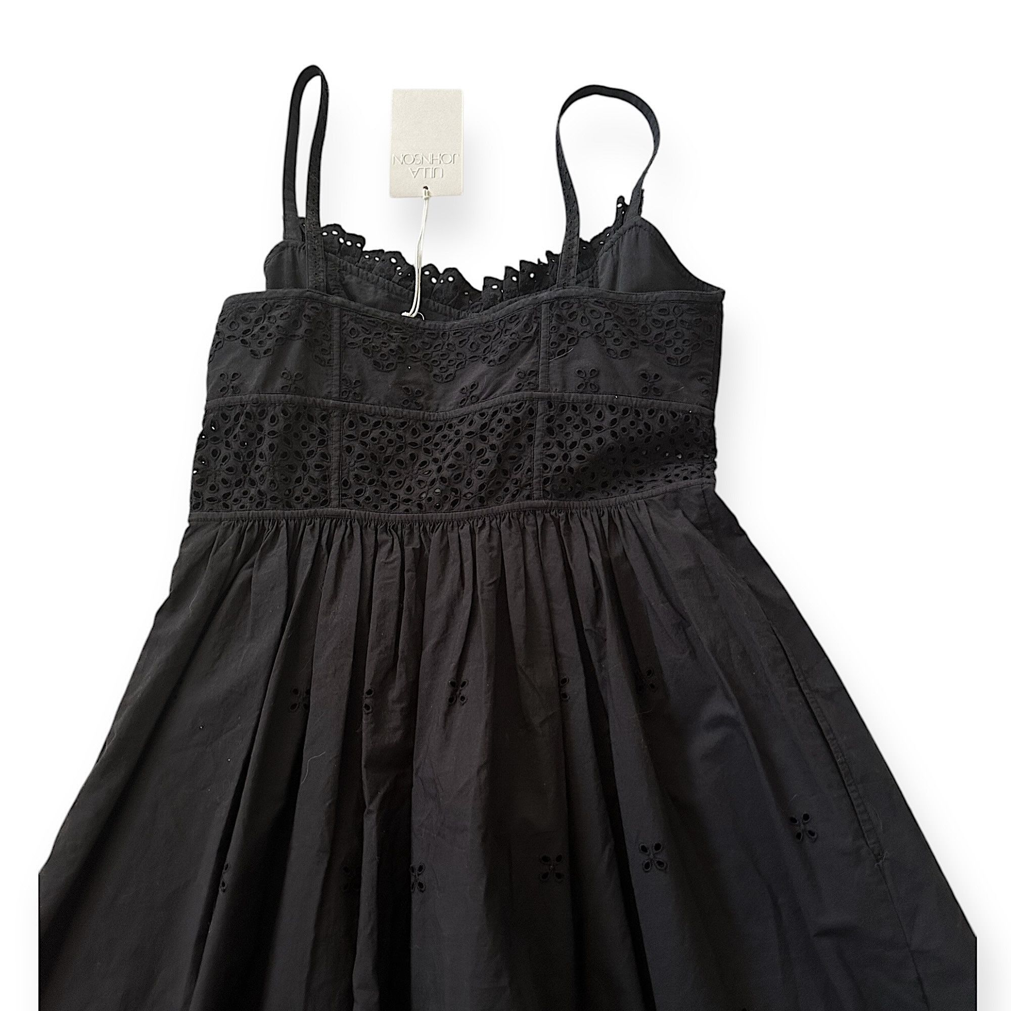 Ulla Johnson ULLA JOHNSON Celestia Broderie Anglaise Cotton Midi Dress, Size S / US 4 / IT 40 - 6 Thumbnail
