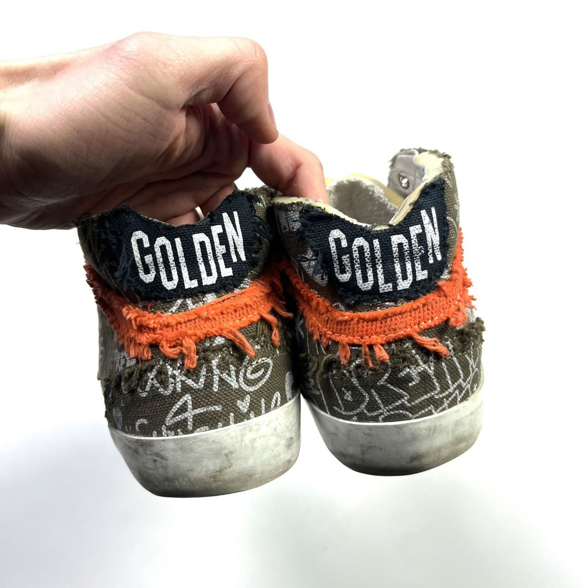 Golden Goose × Japanese Brand Golden Goose Deluxe Brand High-Top Sneakers Size US 8 / IT 38 - 4 Thumbnail