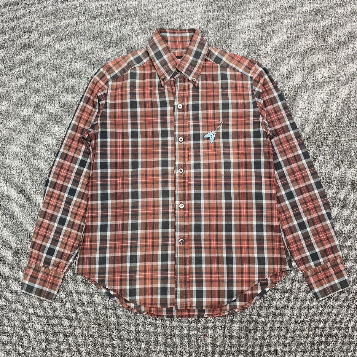 Hysteric Glamour × Japanese Brand hysteric glamour guitar plaid shirt button Size US M / EU 48-50 / 2 - 2 Thumbnail