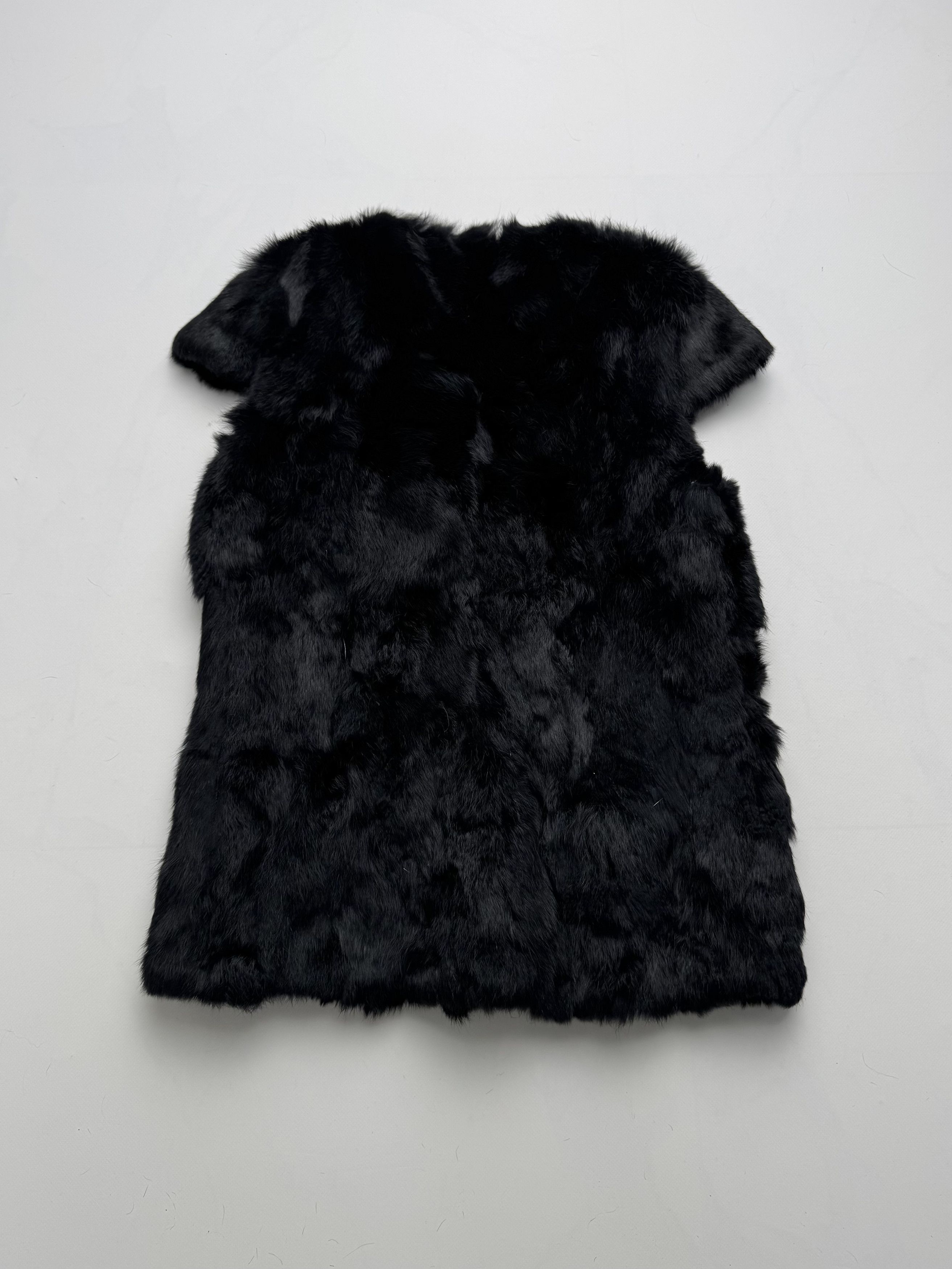 Vintage Vintage Real Fur Vest B8(V416)E2 Size M / US 6-8 / IT 42-44 - 6 Thumbnail