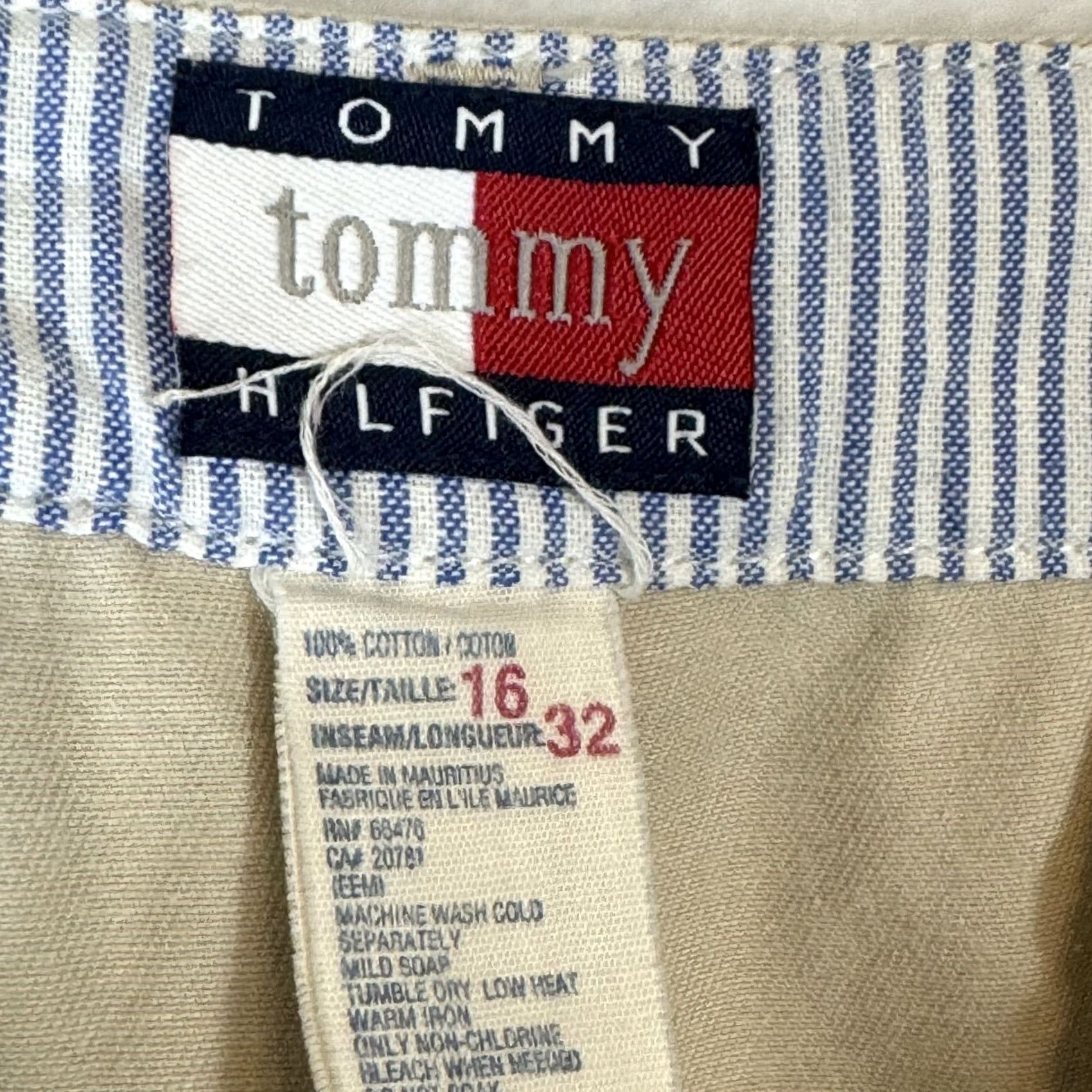 Tommy Hilfiger Tommy Hilfiger Chino Pants Women’s 16/32 Mallet 100% Cotton High-Rise Straight Mens? Size 38" / US 16 / IT 52 - 6 Thumbnail