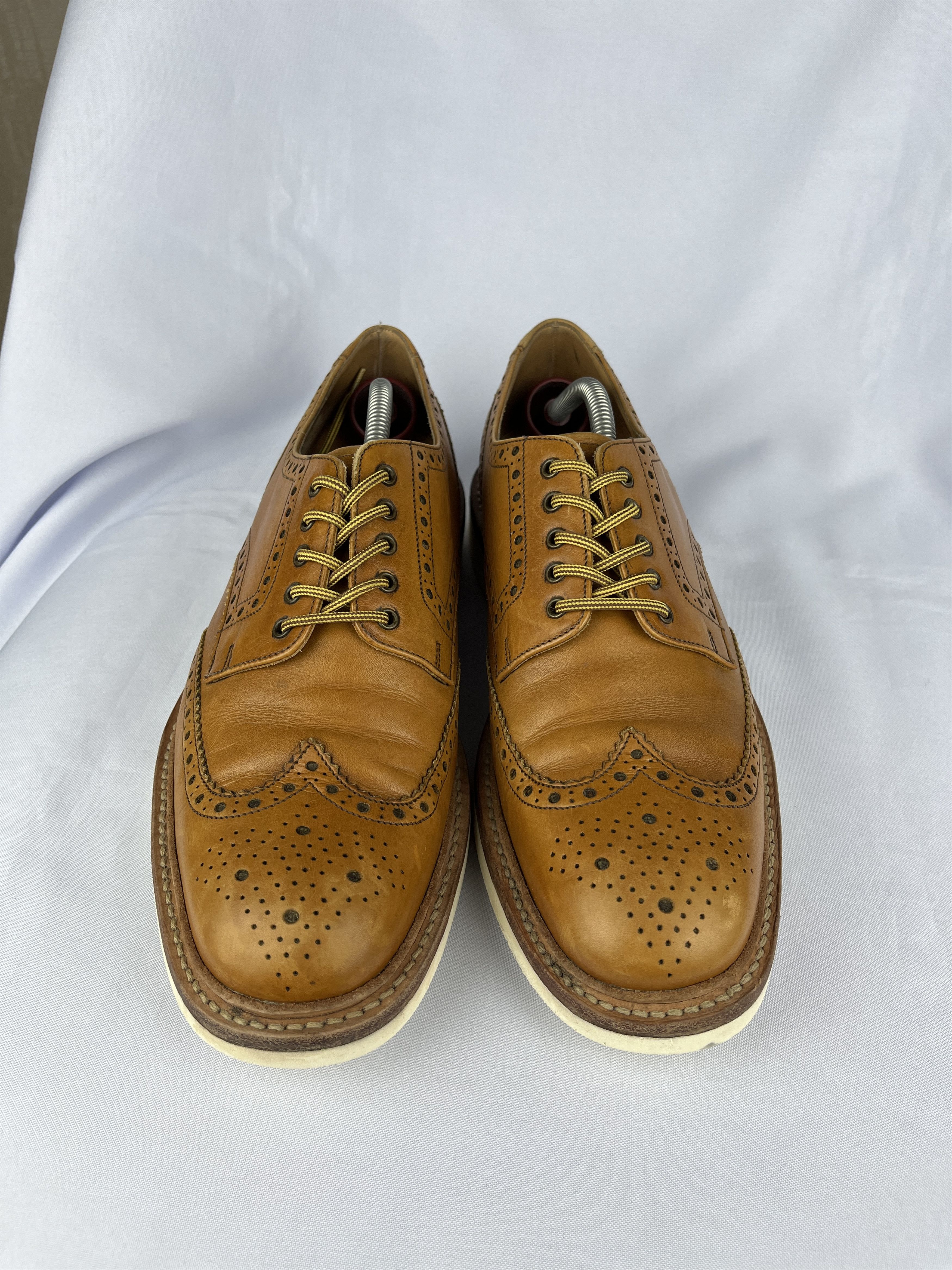 Genuine Leather × Loake Loake Hal Brogue Leather Shoes Size UK 8.5 EU 42.5 CM 27.1 Size US 8.5 / EU 41-42 - 2 Thumbnail
