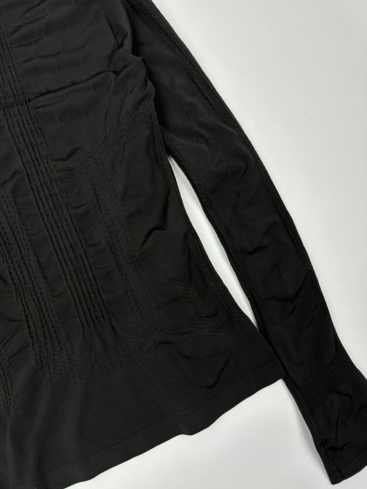 Marithe + Francois Girbaud Marithé + François Girbaud Stretch Fitted Black Longsleeves Size S / US 4 / IT 40 - 15 Thumbnail