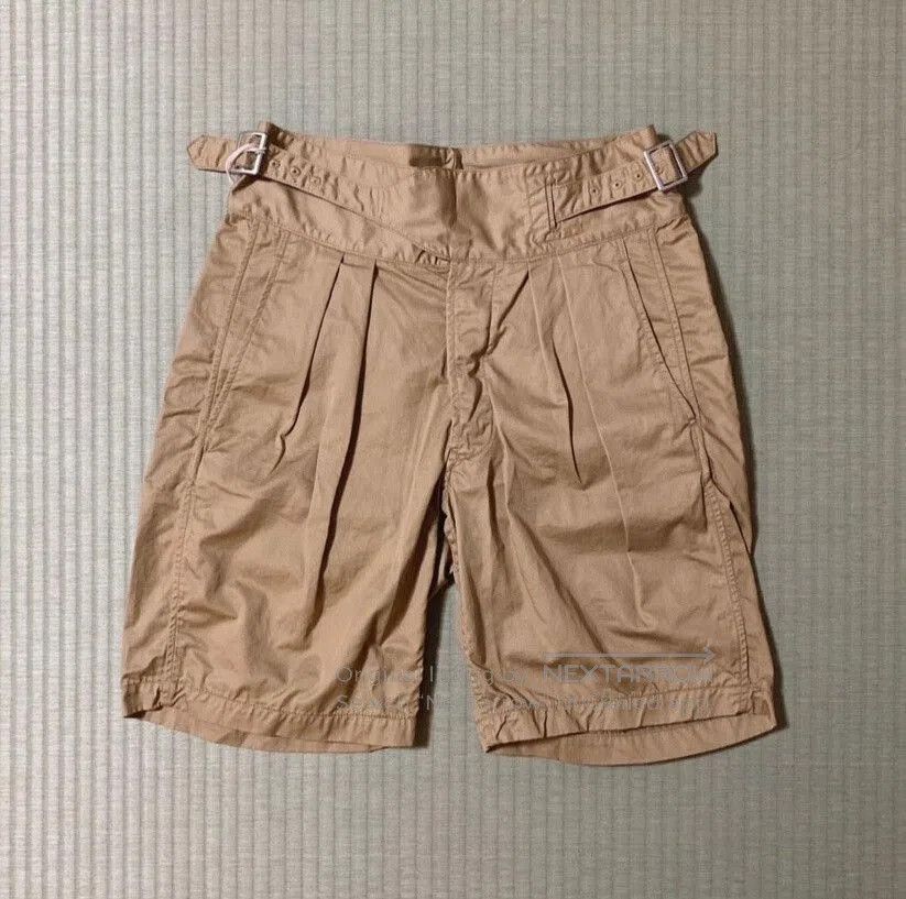 Freewheelers gurkha style khaki shorts. Size US 32 / EU 48 - 2 Thumbnail