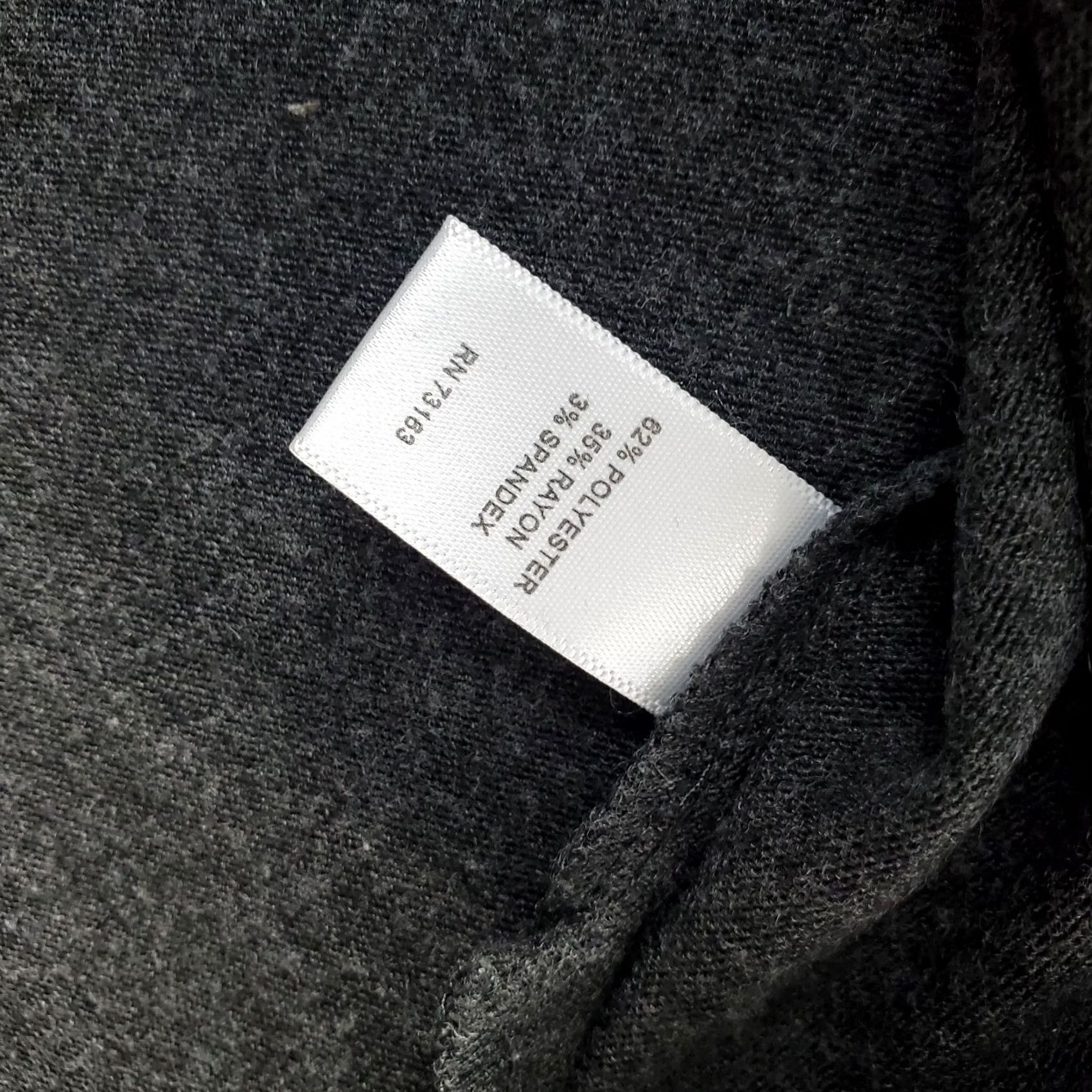 Vintage Cable & Gauge Sweater Women L Gray Long Sleeve Round Neck High Low Slit Pullover Size L / US 10 / IT 46 - 6 Thumbnail