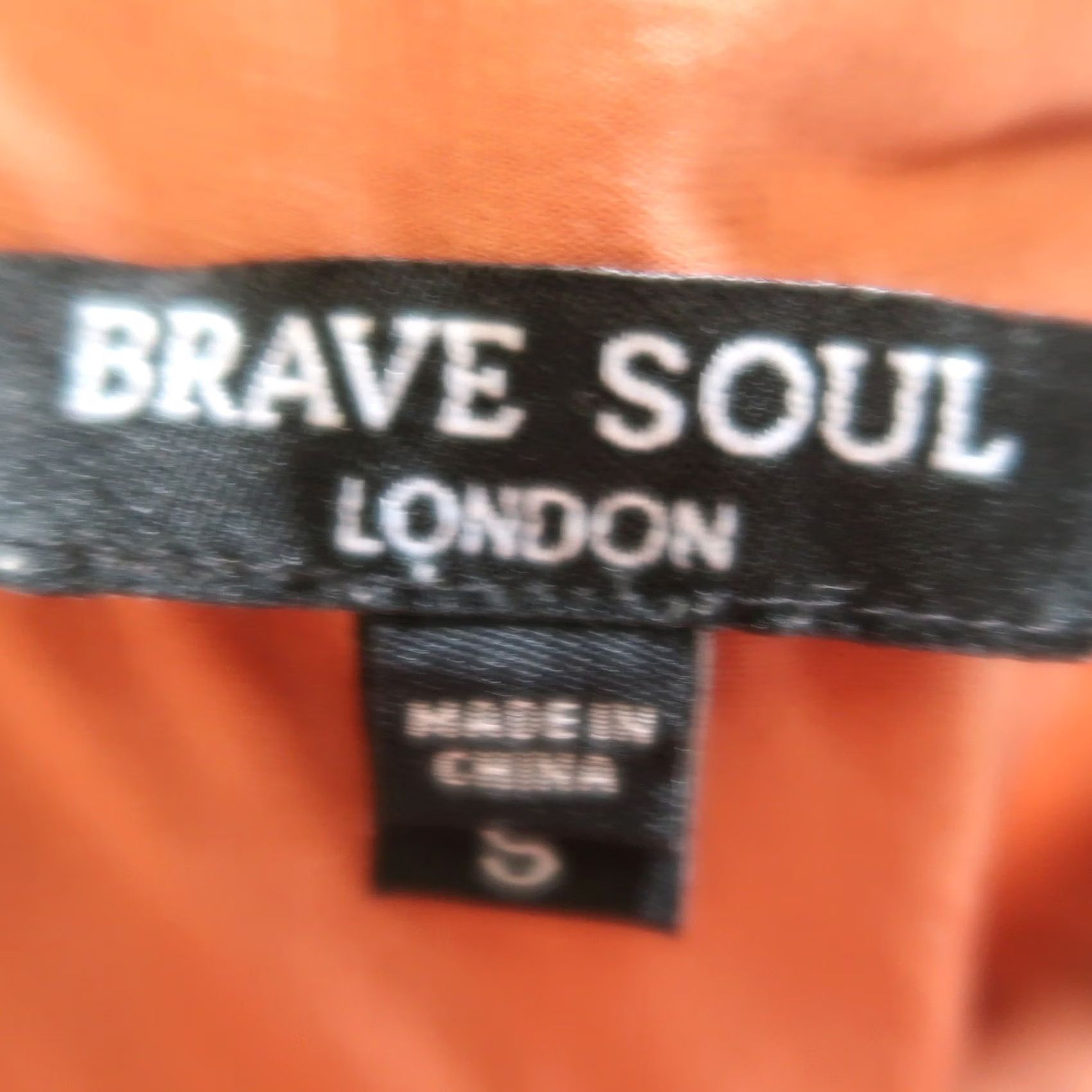 Brave Soul VINTAGE Brave Soul Shirt Dress Womens Midi Long Sleeve Rust Orange S Size S / US 4 / IT 40 - 5 Thumbnail