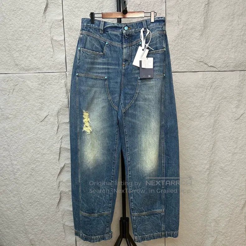 Louis Vuitton Louis Vuitton FW24 Washed Zip Side Pocket Turquoise Cargo Size US 29 - 1 Thumbnail