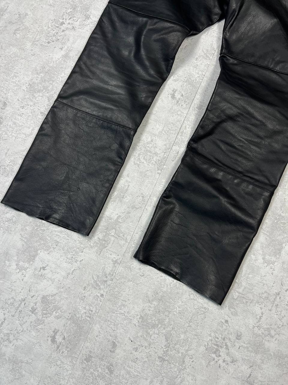 Genuine Leather Polo Vintage Y2K Genuine Leather Moto Pants Size US 43 - 11 Thumbnail