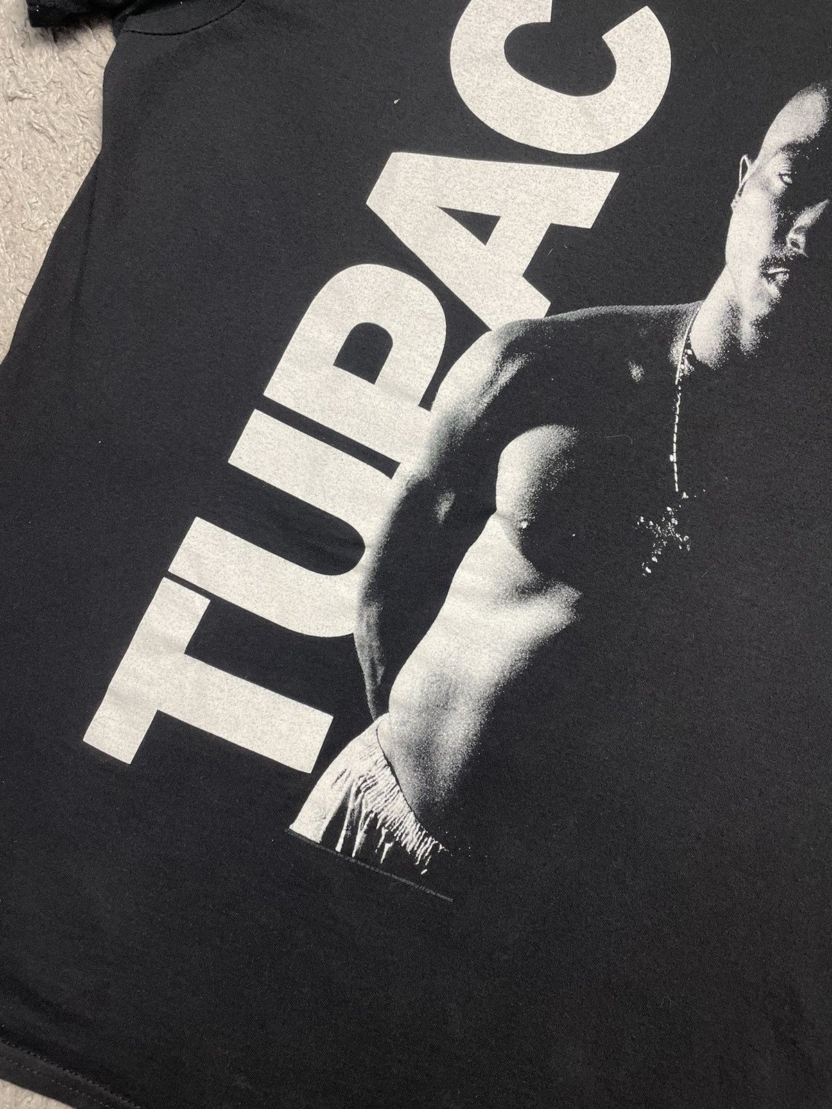 Rap Tees Tupac Big Logo Rap T-Shirt Size L Size US L / EU 52-54 / 3 - 3 Thumbnail