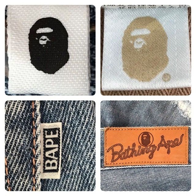Bape BAPE DAMAGED Rope logo TYPE5 Slim taper denim pants ★size L Size US 34 / EU 50 - 10 Thumbnail