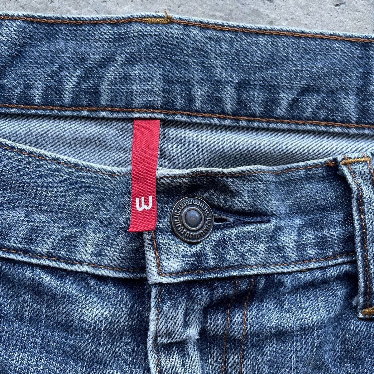 Japanese Brand × Jean W34💥 Vintage Japanese Faded Jeans Denim Pants Distressed Size US 34 / EU 50 - 6 Thumbnail