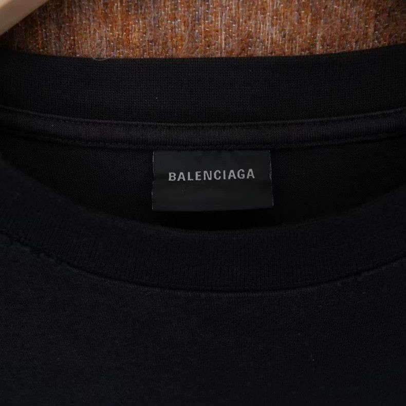 Balenciaga Balenciaga Black do old doodle cola short sleeve Size US L / EU 52-54 / 3 - 4 Thumbnail