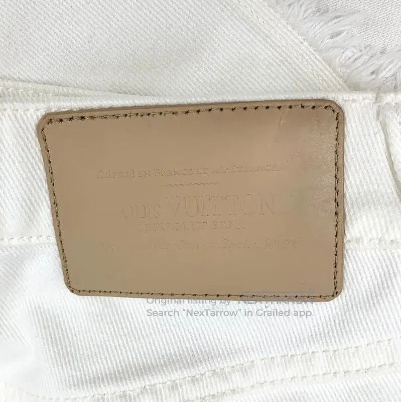 Louis Vuitton Louis Vuitton White Cotton Mini Skirt . Size 22" - 6 Thumbnail