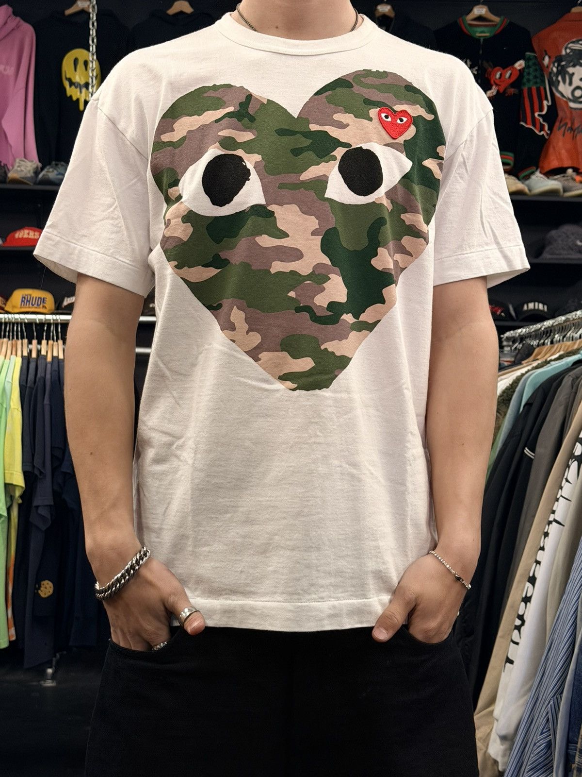 CDG by Comme des Garcons CDG Geart Logo T-Shirt Size US XL / EU 56 / 4 - 1 Thumbnail