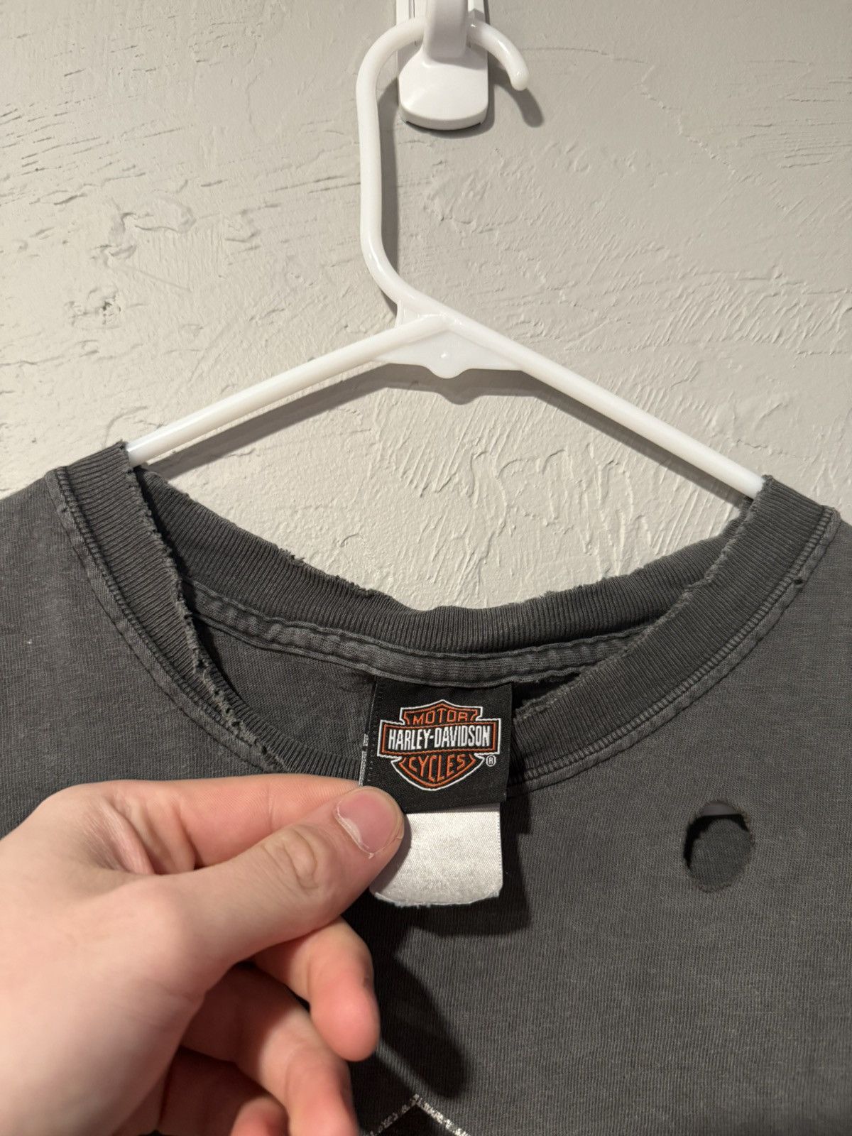 Harley Davidson Thrashed and Faded Harley Davidson Vintage Tee Size US XXL / EU 58 / 5 - 6 Thumbnail