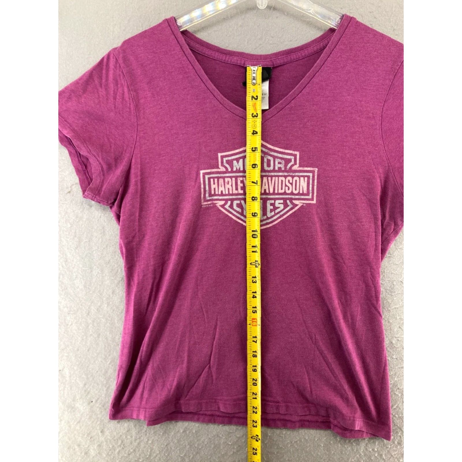 Harley Davidson Harley-Davidson Womens T-Shirt XL Pink Butterfly Motorcycle Casual Shirt Adults Summer Size XL / US 12-14 / IT 48-50 - 3 Thumbnail