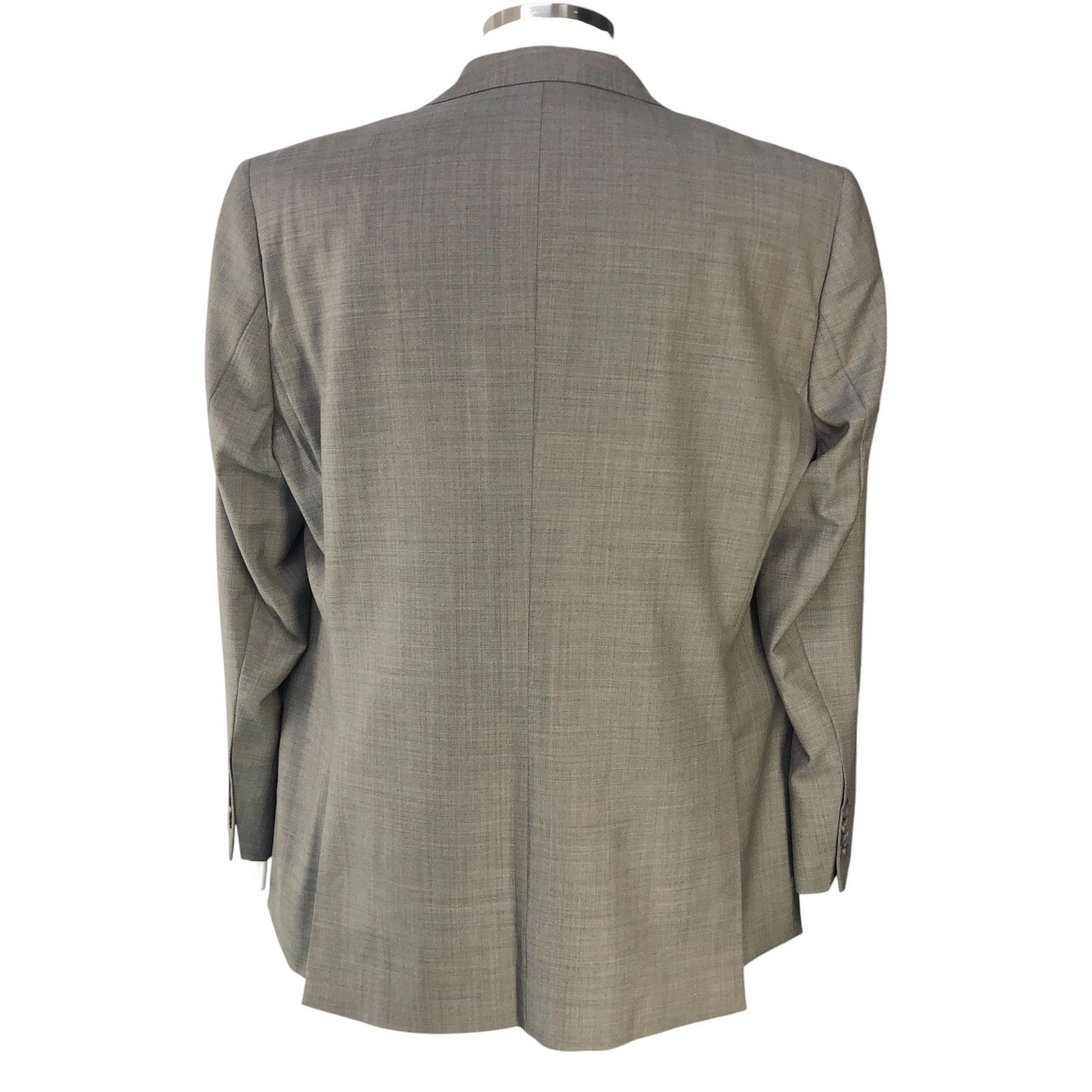 J.Hilburn J Hilburn 45R Sport Coat Blazer Light Taupe Revenge Sup150s Size 44R - 9 Thumbnail