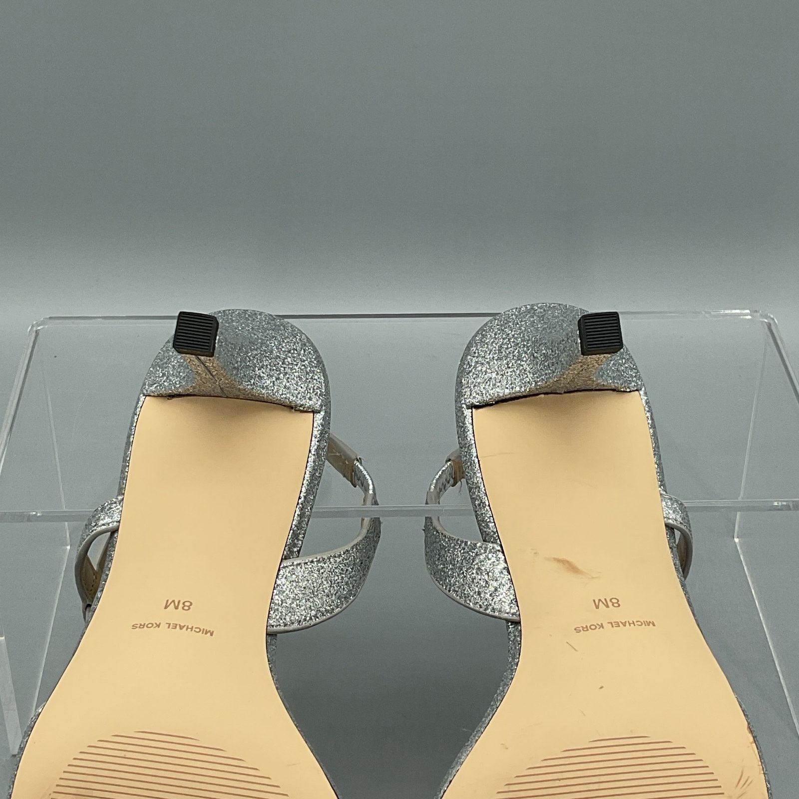 Michael Kors Michael Kors Women’s Jaida Slingback Pumps Silver Size 8 Size US 8 / IT 38 - 9 Thumbnail