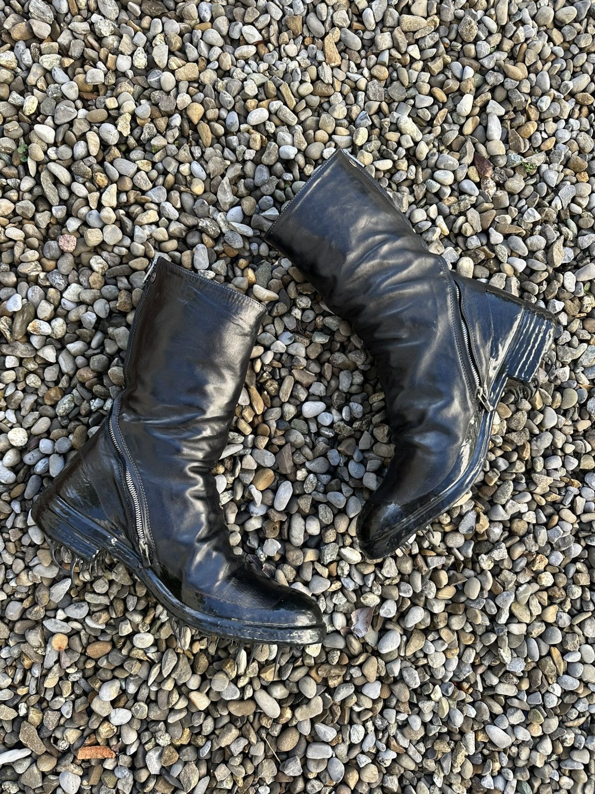 Carol Christian Poell Carol Christian Poell Drip Rubber Prosthetic Tornado Boots Size US 12 / EU 45 - 4 Thumbnail