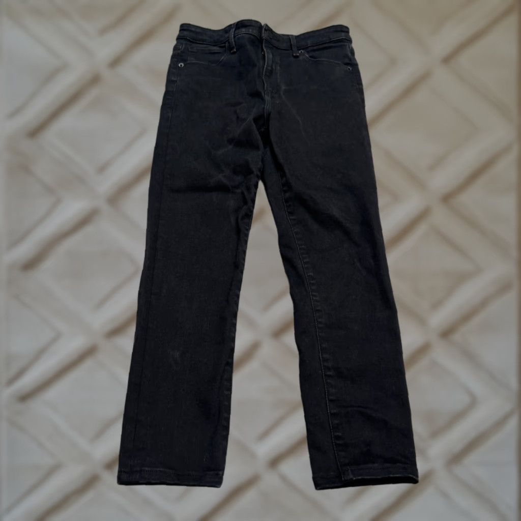 Abercrombie & Fitch Abercrombie & Fitch Jeans Womens 28 Black High Rise Skinny Denim 5-Pocket Slim Size 28" / US 6 / IT 42 - 1 Thumbnail