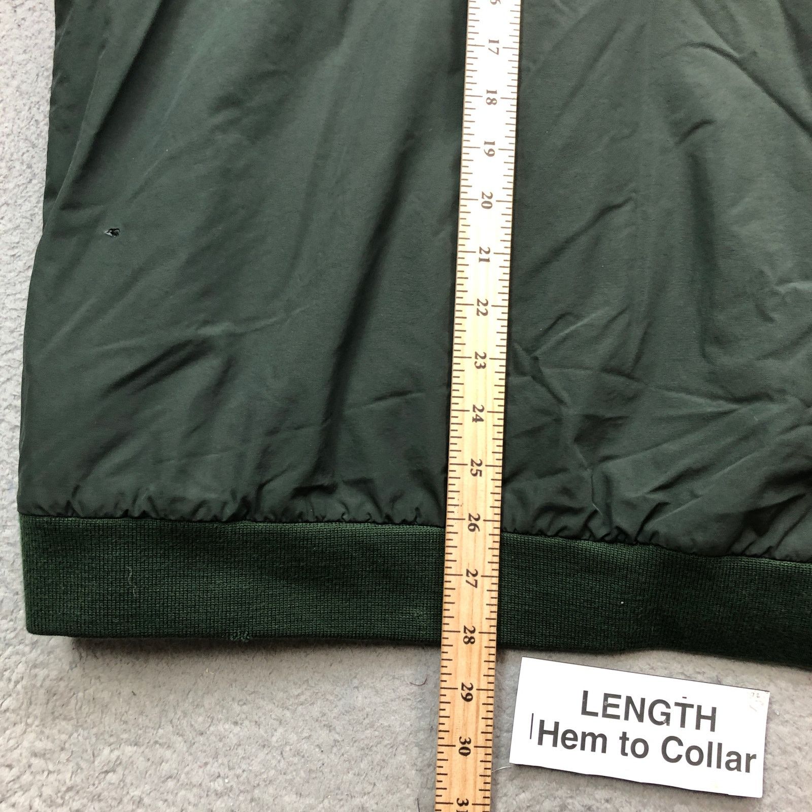 L.L. Bean LL Bean Fleece Lined Nylon Warm Up Jacket Men XL Green Wind Size US XL / EU 56 / 4 - 12 Thumbnail