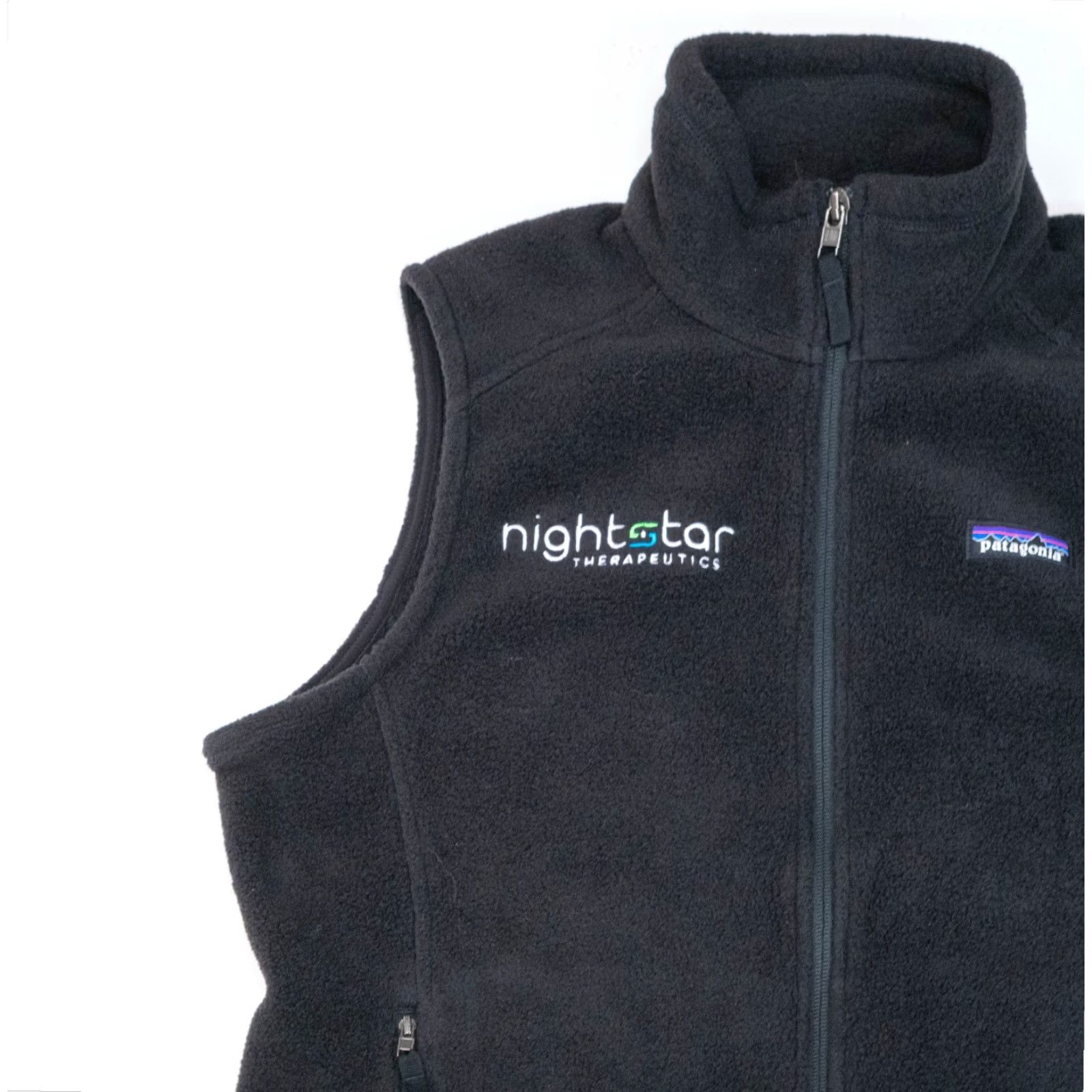 Patagonia VINTAGE Patagonia Synchilla Vest Womens Large Black Full Zip Fleece Outdoors Hiking Logo Size L / US 10 / IT 46 - 7 Thumbnail