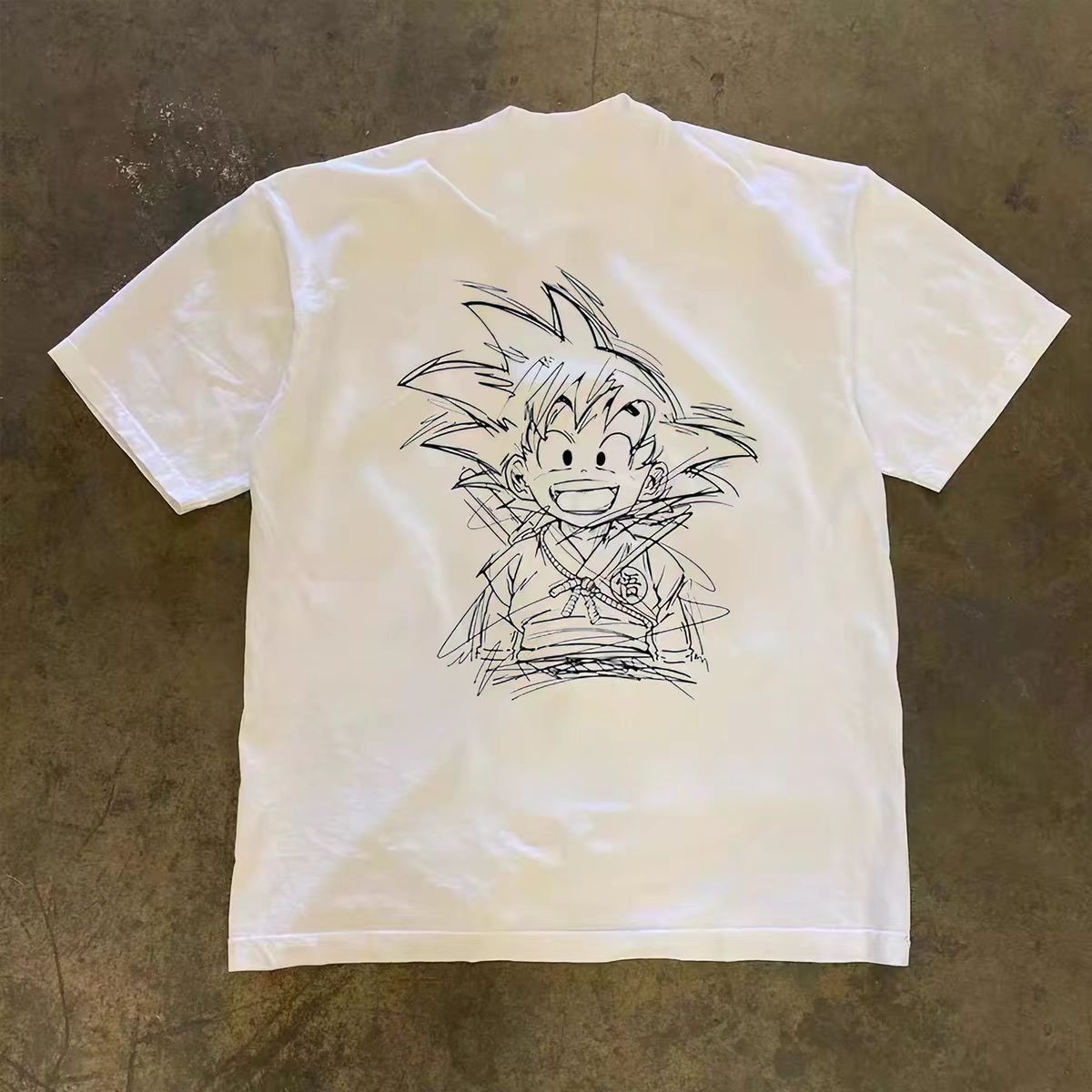 Japanese Brand White retro cartoon Dragon Ball print t-shirt Size US M / EU 48-50 / 2 - 1 Thumbnail