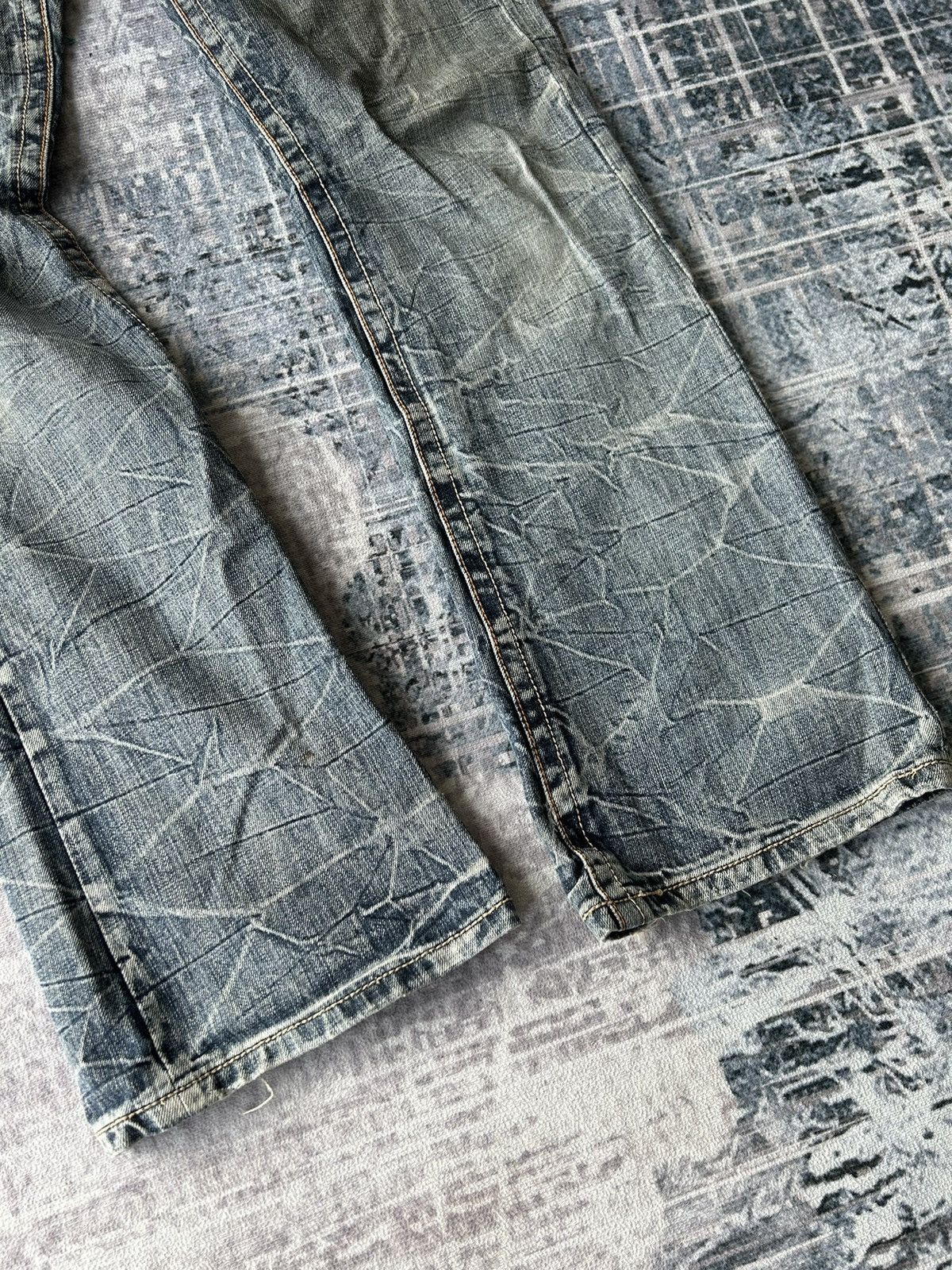 If Six Was Nine Semantic Design Bootcut Jeans Size US 32 / EU 48 - 5 Thumbnail