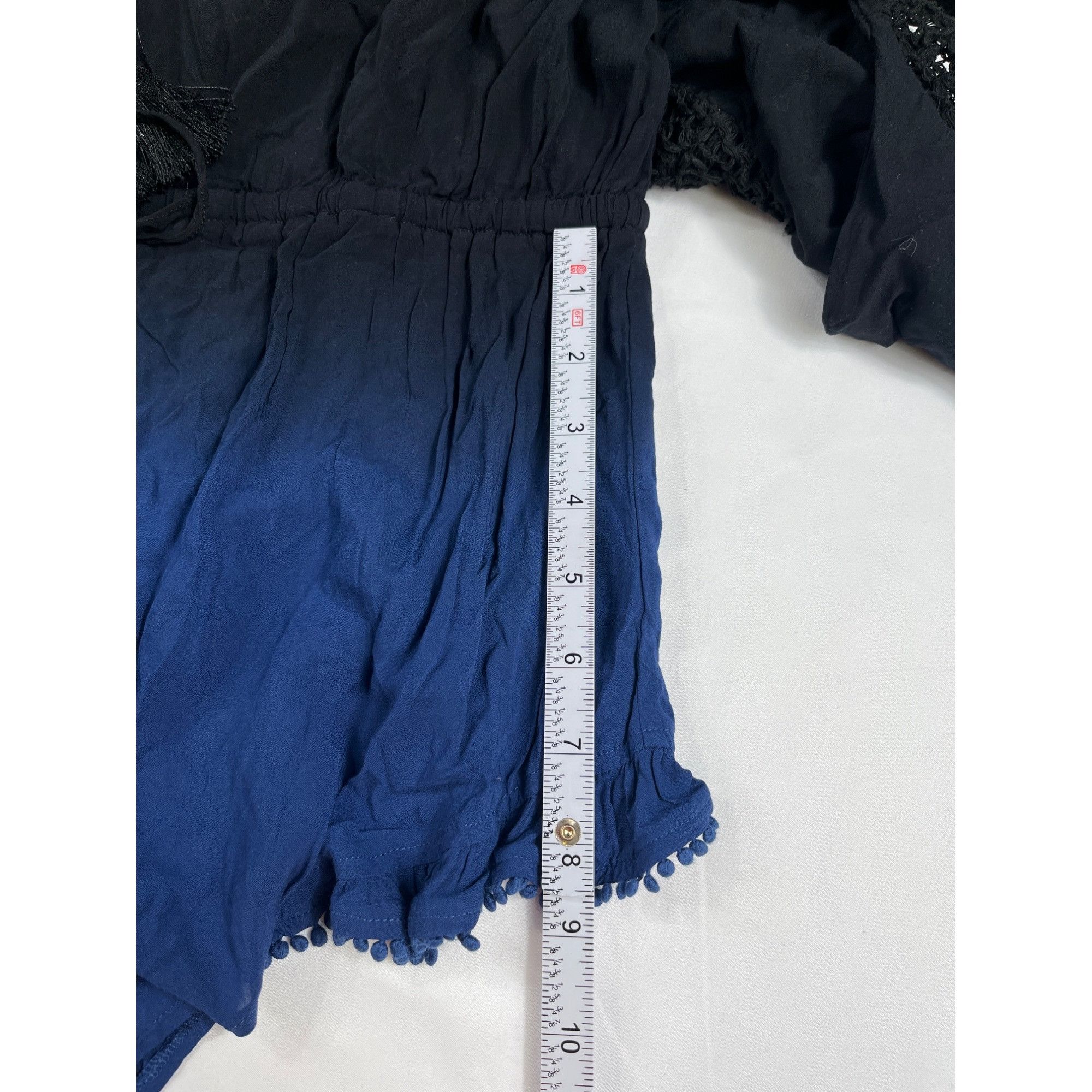 Victoria's Secret Victoria secret SKU 7688 Black and Blue Ombre Crochet Neck L Size S / US 4 / IT 40 - 5 Thumbnail
