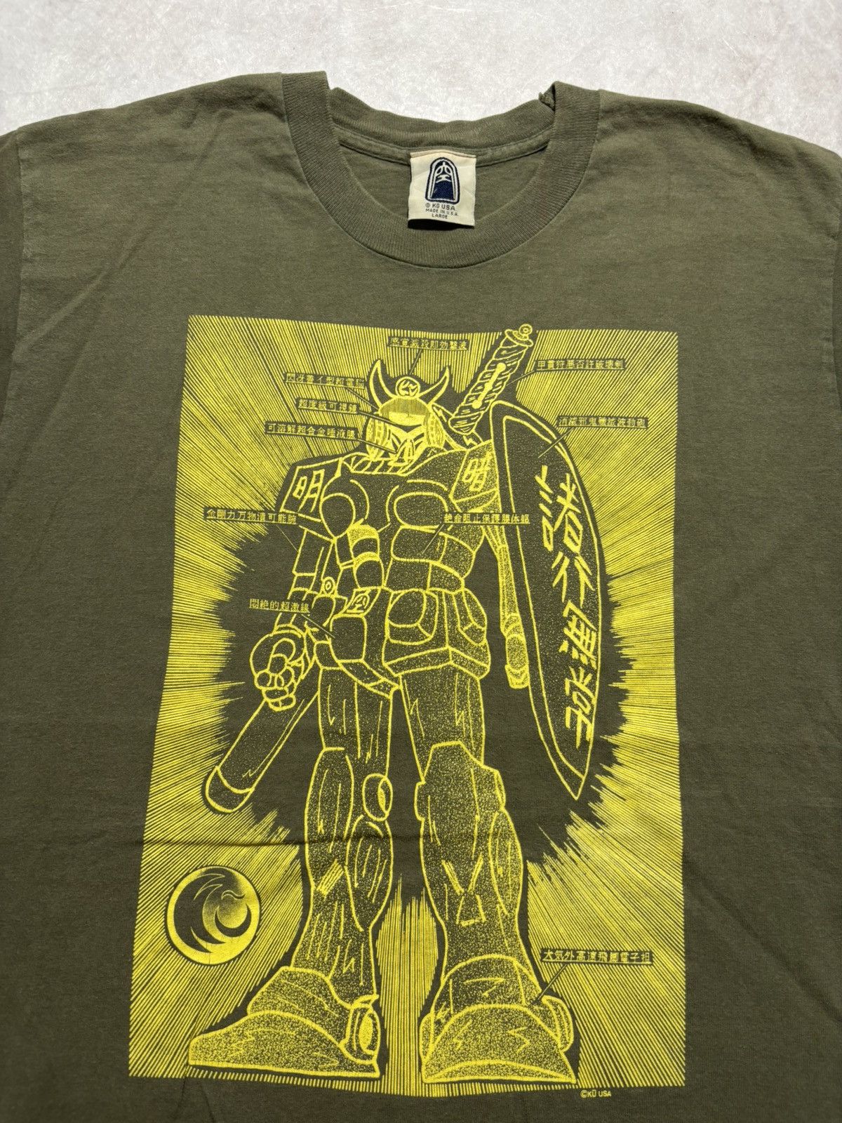 Vintage Vintage 90’s Anime Robotics Tshirt Size US L / EU 52-54 / 3 - 2 Thumbnail
