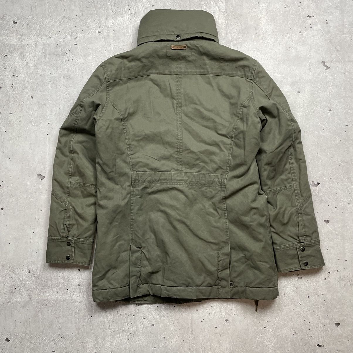 Diesel × Vintage Vintage Diesel military jacket Green coats y2k Size US L / EU 52-54 / 3 - 3 Thumbnail