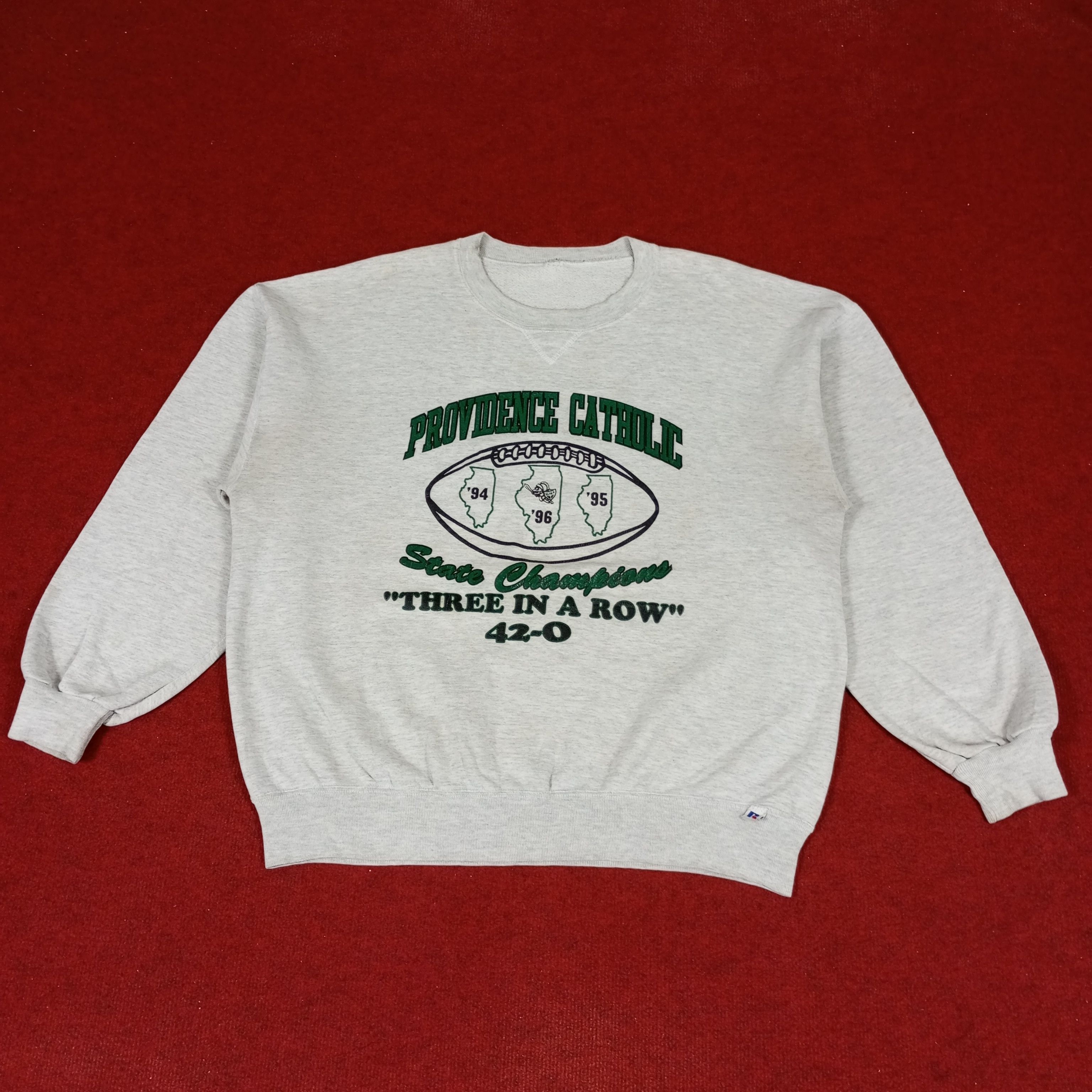 Vintage State Champions Football Style Streetwear Sweatshirt Size US XL / EU 56 / 4 - 1 Thumbnail