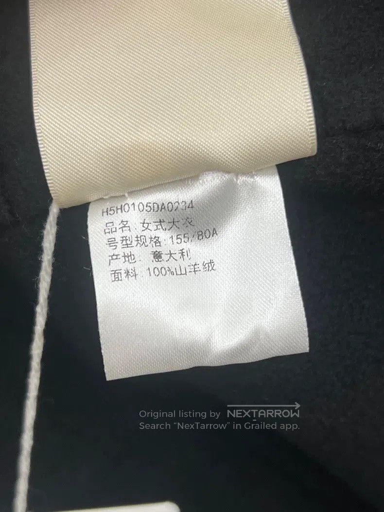 Hermes Hermes Black Cashmere Coat Size XXS / US 00 / IT 34 - 8 Thumbnail