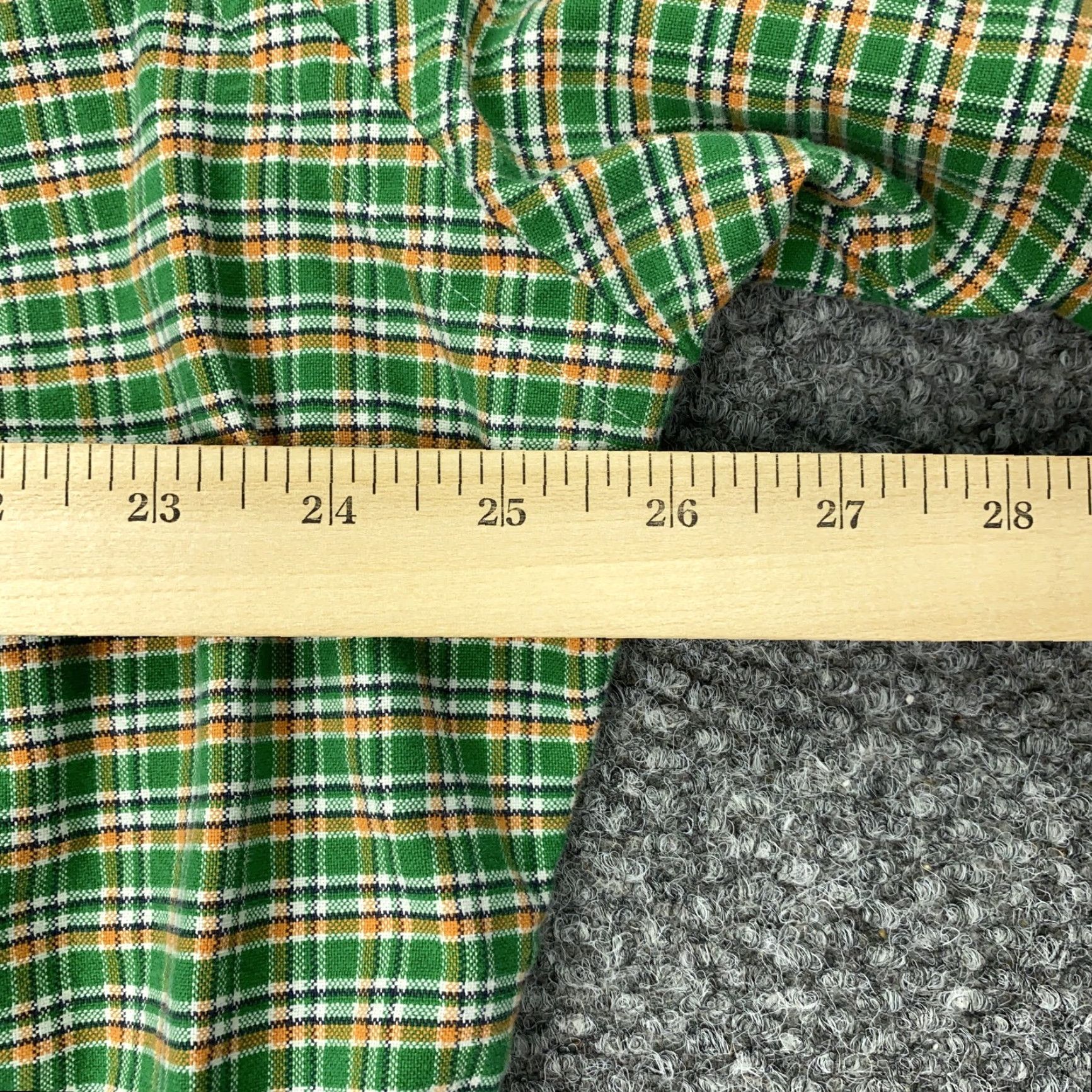 Ralph Lauren RALPH LAUREN Men's XL Green Orange Plaid Classic Fit Long Sleeve Button-Up Casual Shirt Size US XL / EU 56 / 4 - 8 Thumbnail