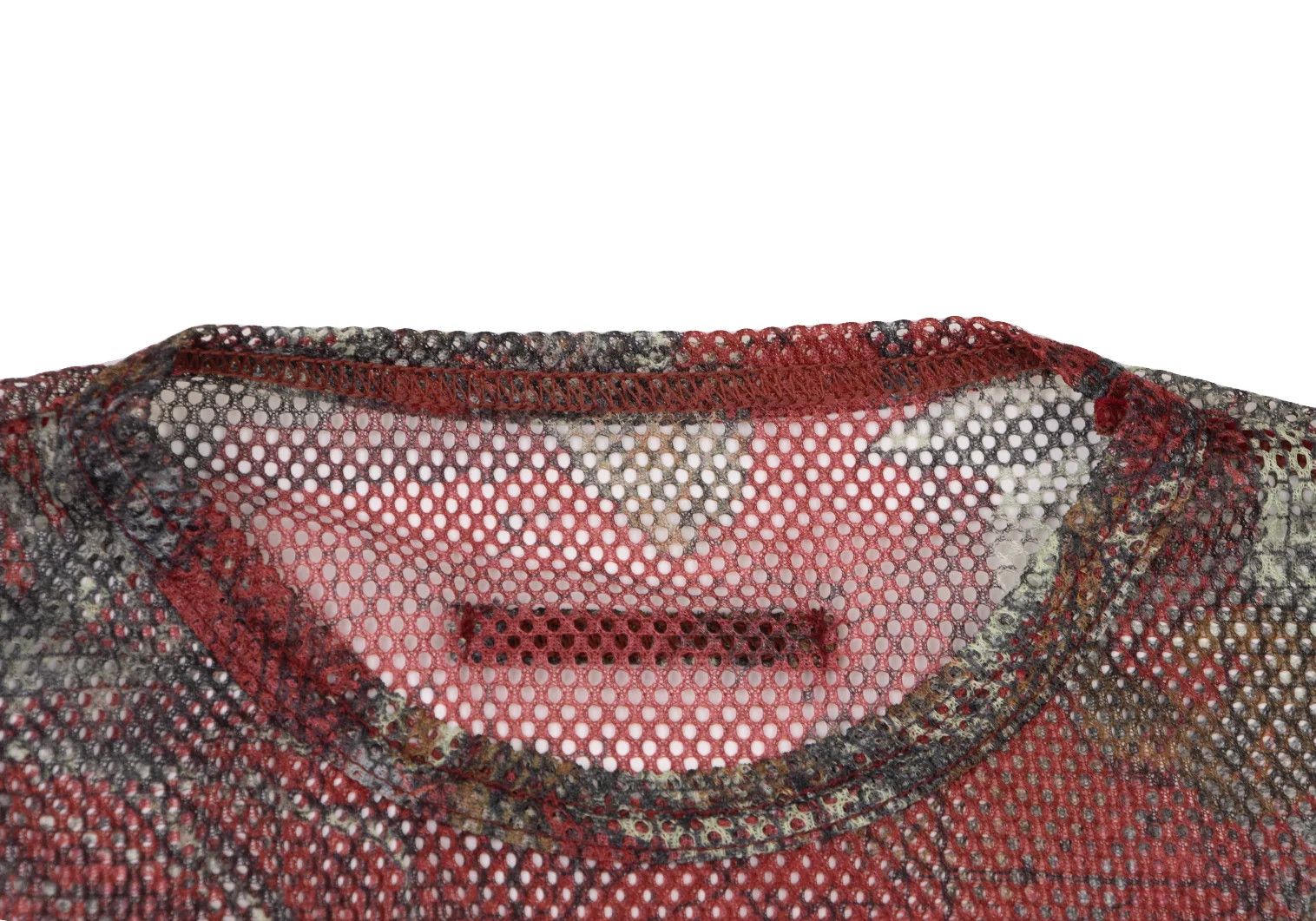 Jean Paul Gaultier Printed Mesh T-shirt in Red, Black, and White Size 48 Size US M / EU 48-50 / 2 - 3 Thumbnail