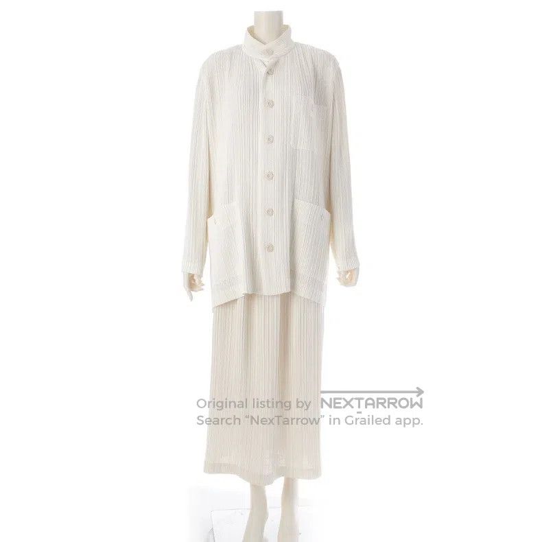 Issey Miyake Issey Miyake White Coat Size M / US 6-8 / IT 42-44 - 1 Thumbnail