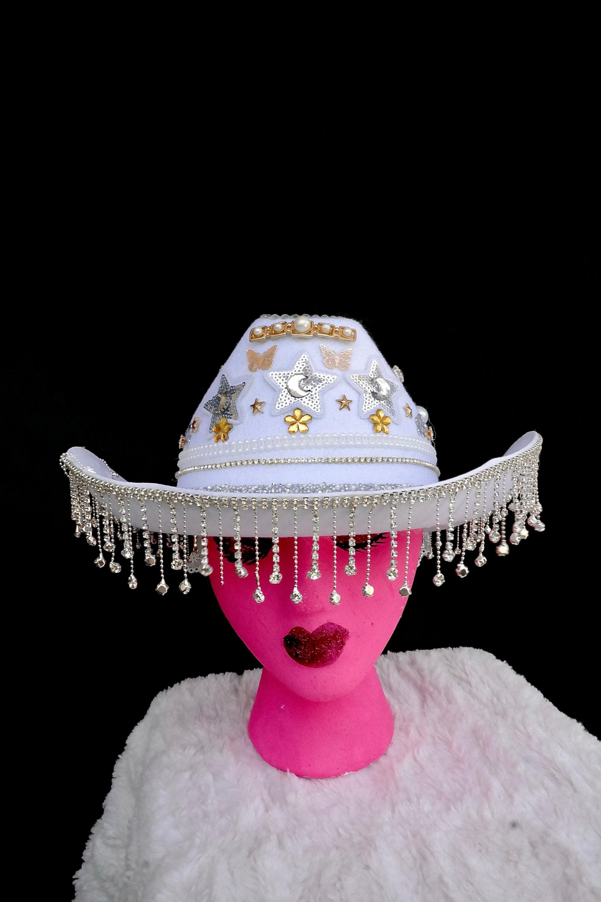 Handmade Spacey Bride Cowgirl Hat Size ONE SIZE - 1 Thumbnail