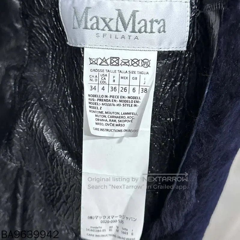 Max Mara MaxMara Navy Women's Coat . Size XXS / US 00 / IT 34 - 4 Thumbnail