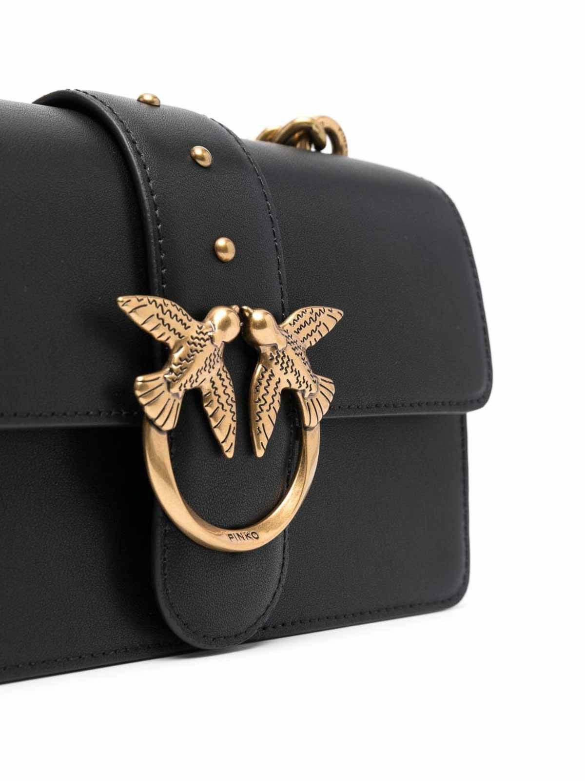 Pinko o1s22i1n0824 Size: OS / Classic Love Crossbody Bag in Black Size ONE SIZE - 5 Thumbnail